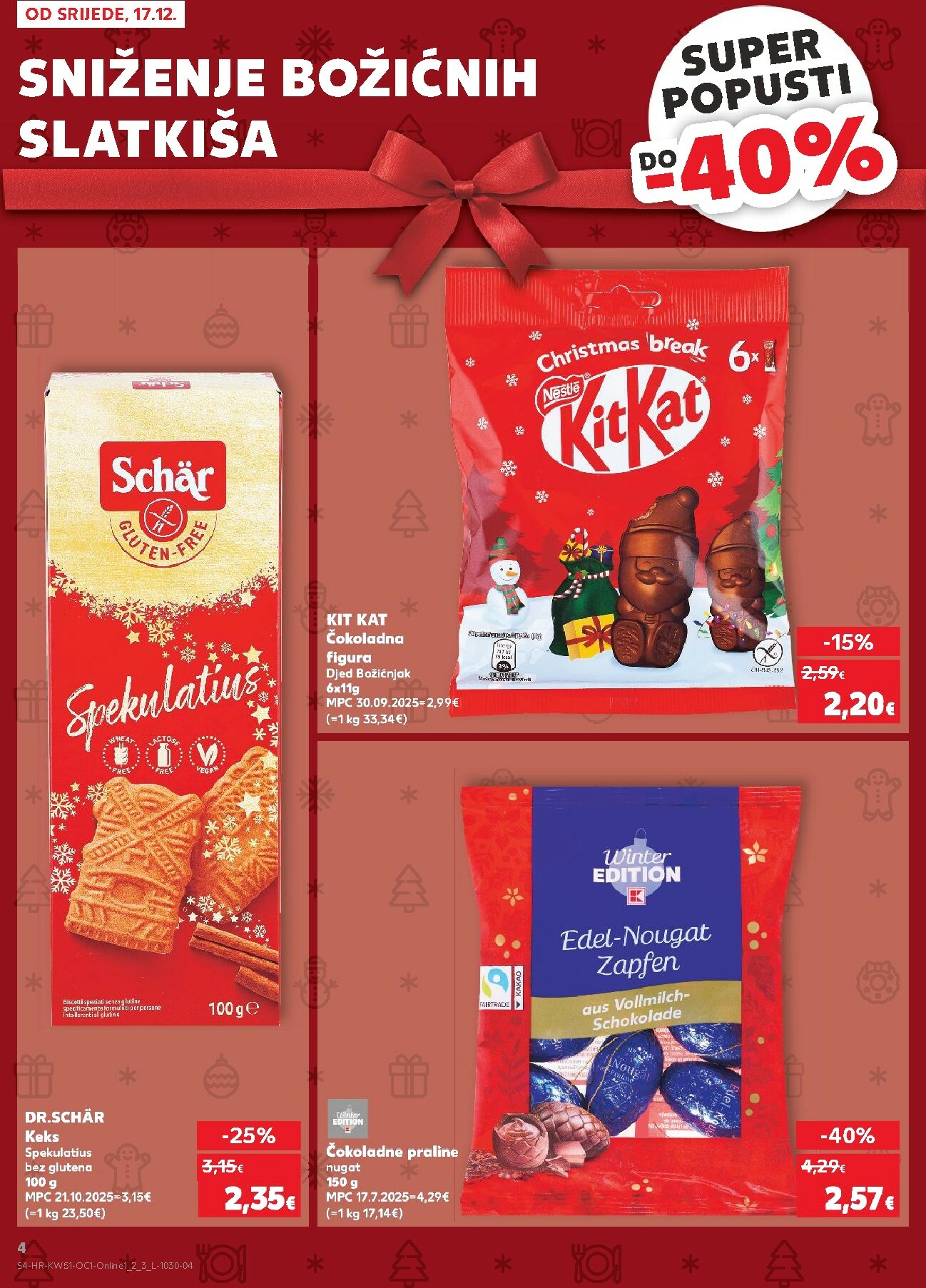 kaufland - Prelistajte katalog Kaufland - Želiš još bogatiju ponudu, vrijedi od 17.12. do 26.12. - page: 4