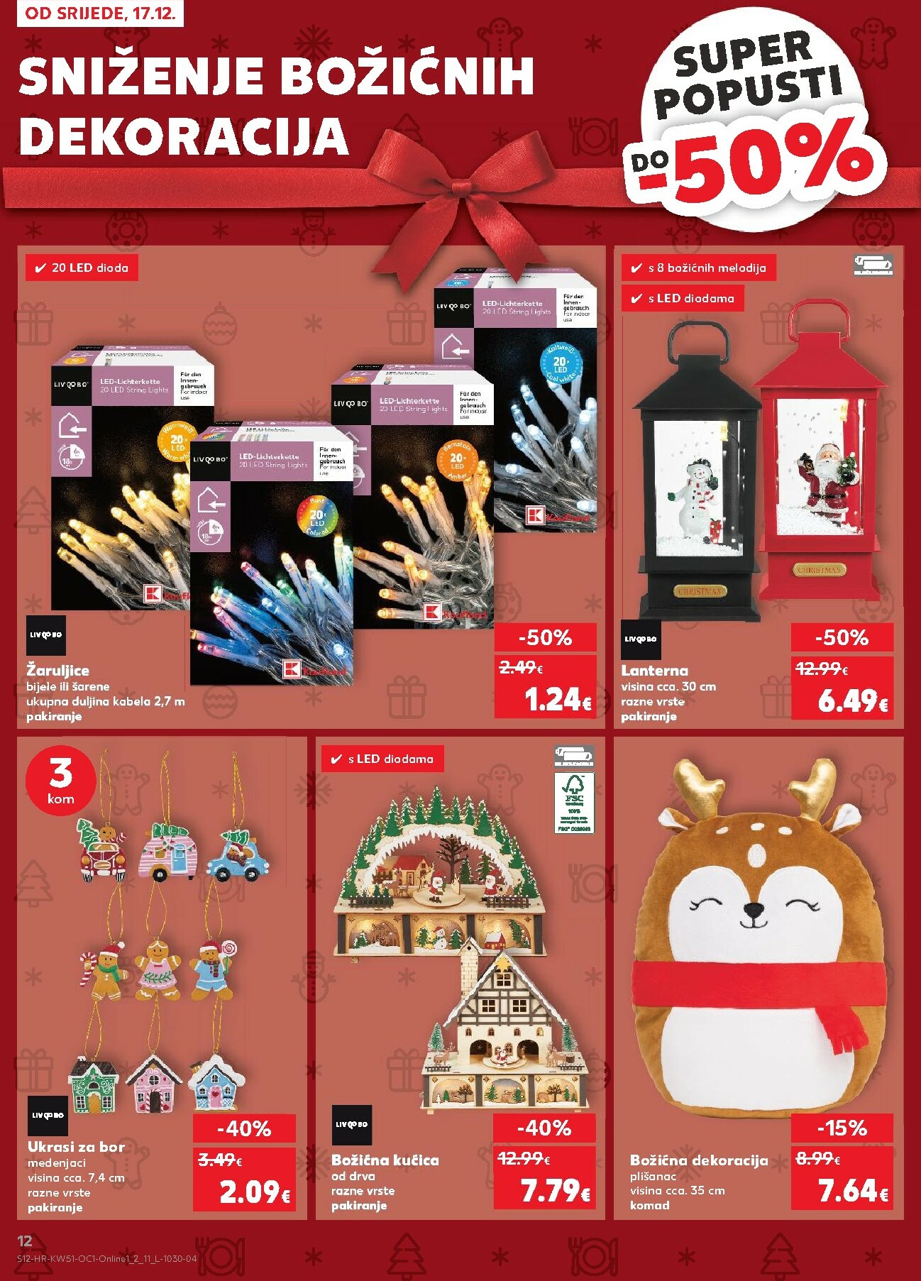 kaufland - Prelistajte katalog Kaufland - Želiš još bogatiju ponudu, vrijedi od 17.12. do 26.12. - page: 12