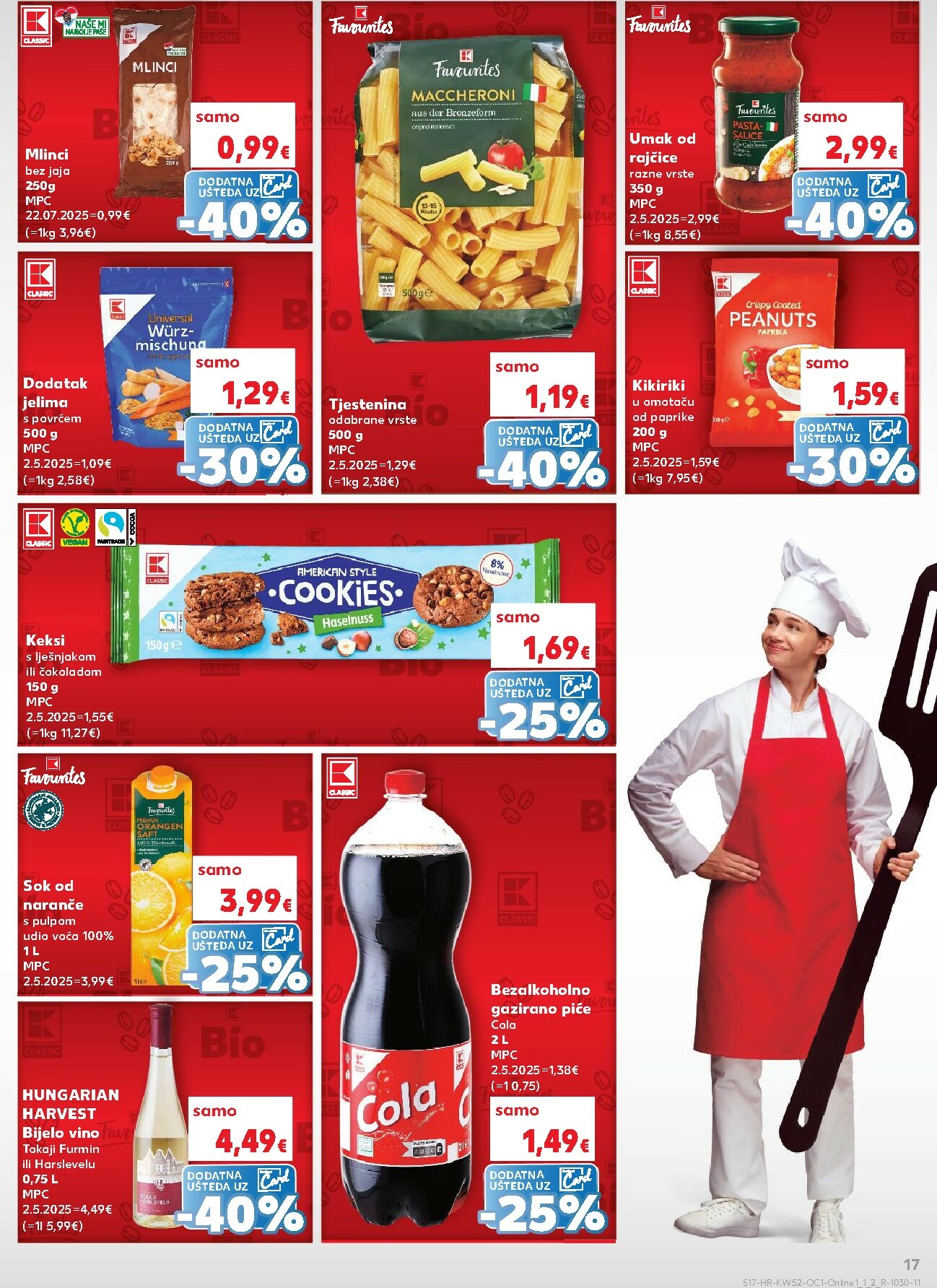 kaufland - Prelistajte katalog Kaufland - Želiš još bogatiju ponudu, vrijedi od 27.12. do 01.01. - page: 17