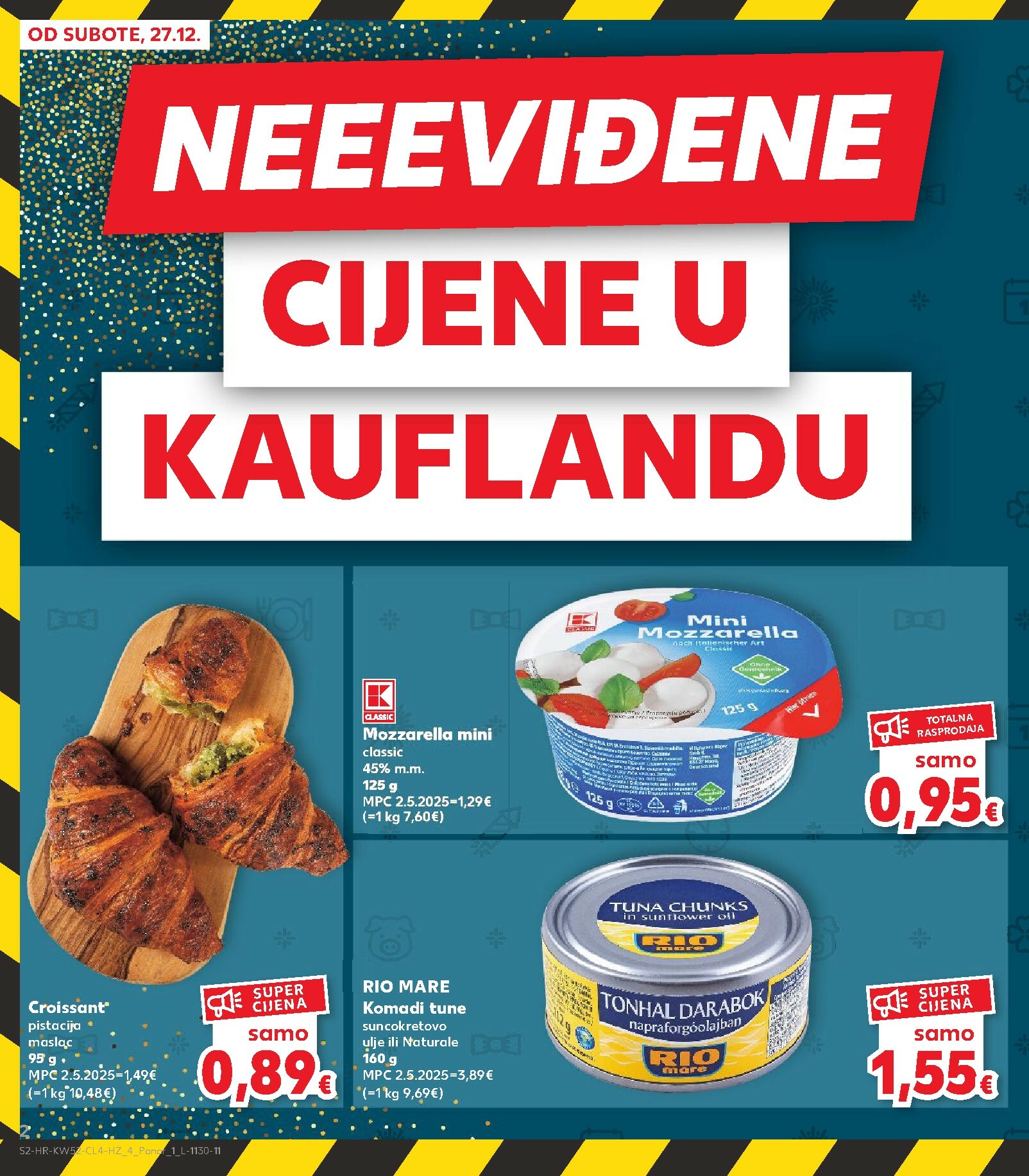 kaufland - Prelistajte katalog Kaufland - Cijene, vrijedi od 27.12. do 01.01. - page: 2
