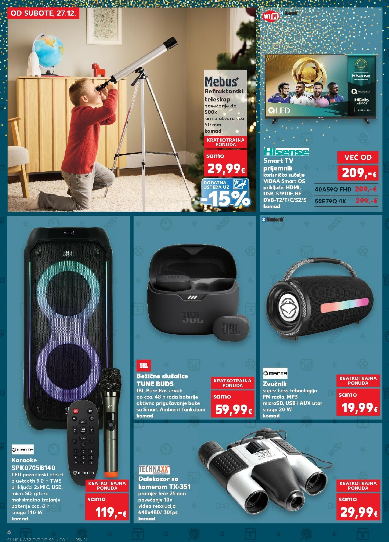 kaufland - Prelistajte katalog Kaufland - Neprehrambenih proizvoda, vrijedi od 27.12. do 01.01. - page: 6