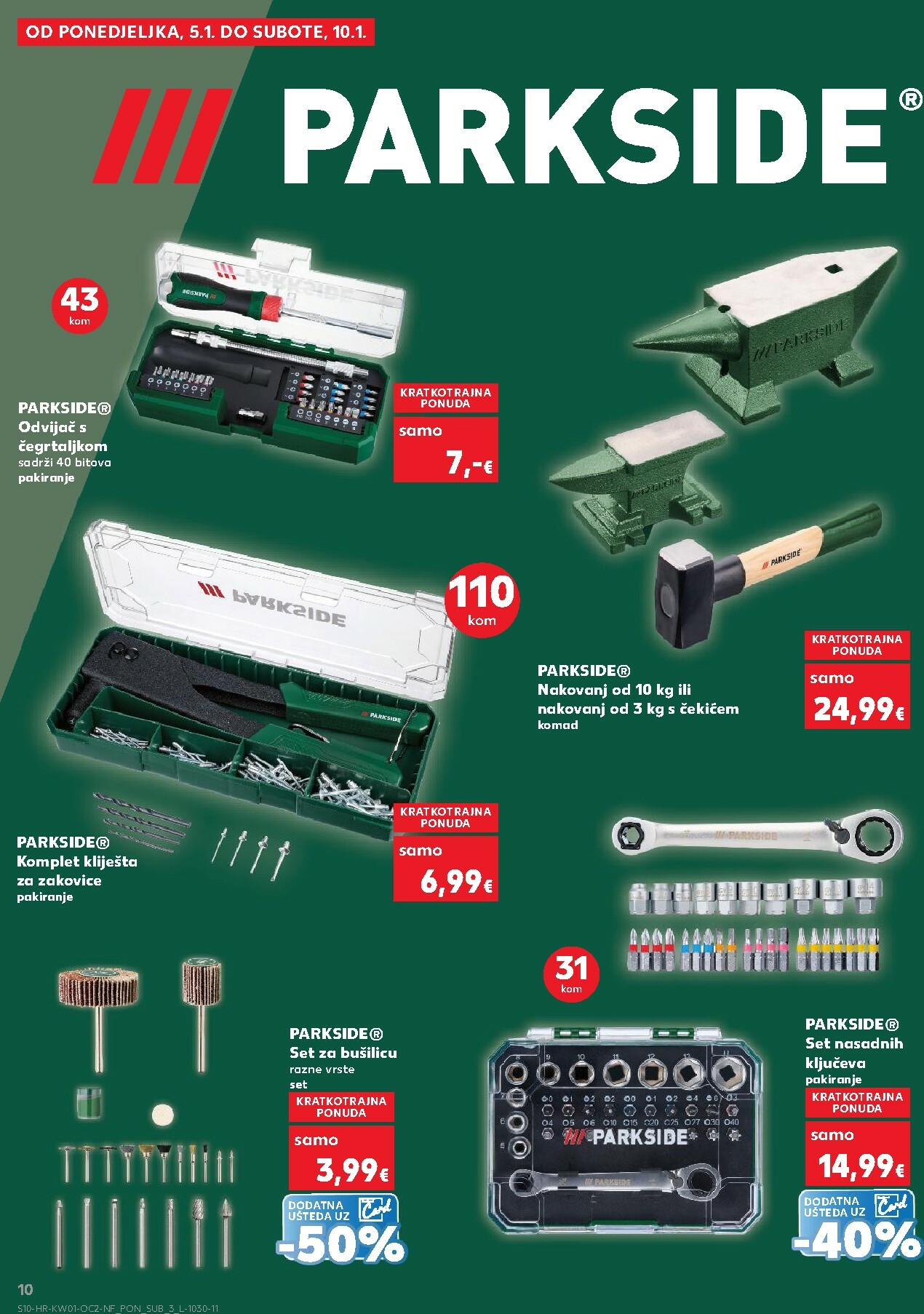 kaufland - Prelistajte katalog Kaufland - Neprehrambenih proizvoda, vrijedi od 02.01. do 05.01. - page: 10