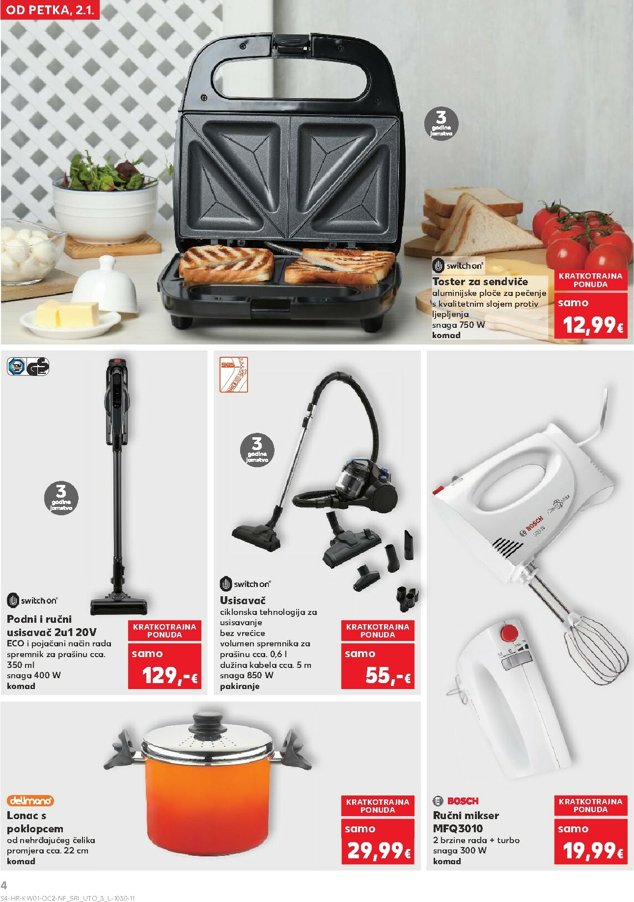 kaufland - Prelistajte katalog Kaufland - Neprehrambenih proizvoda, vrijedi od 02.01. do 05.01. - page: 4