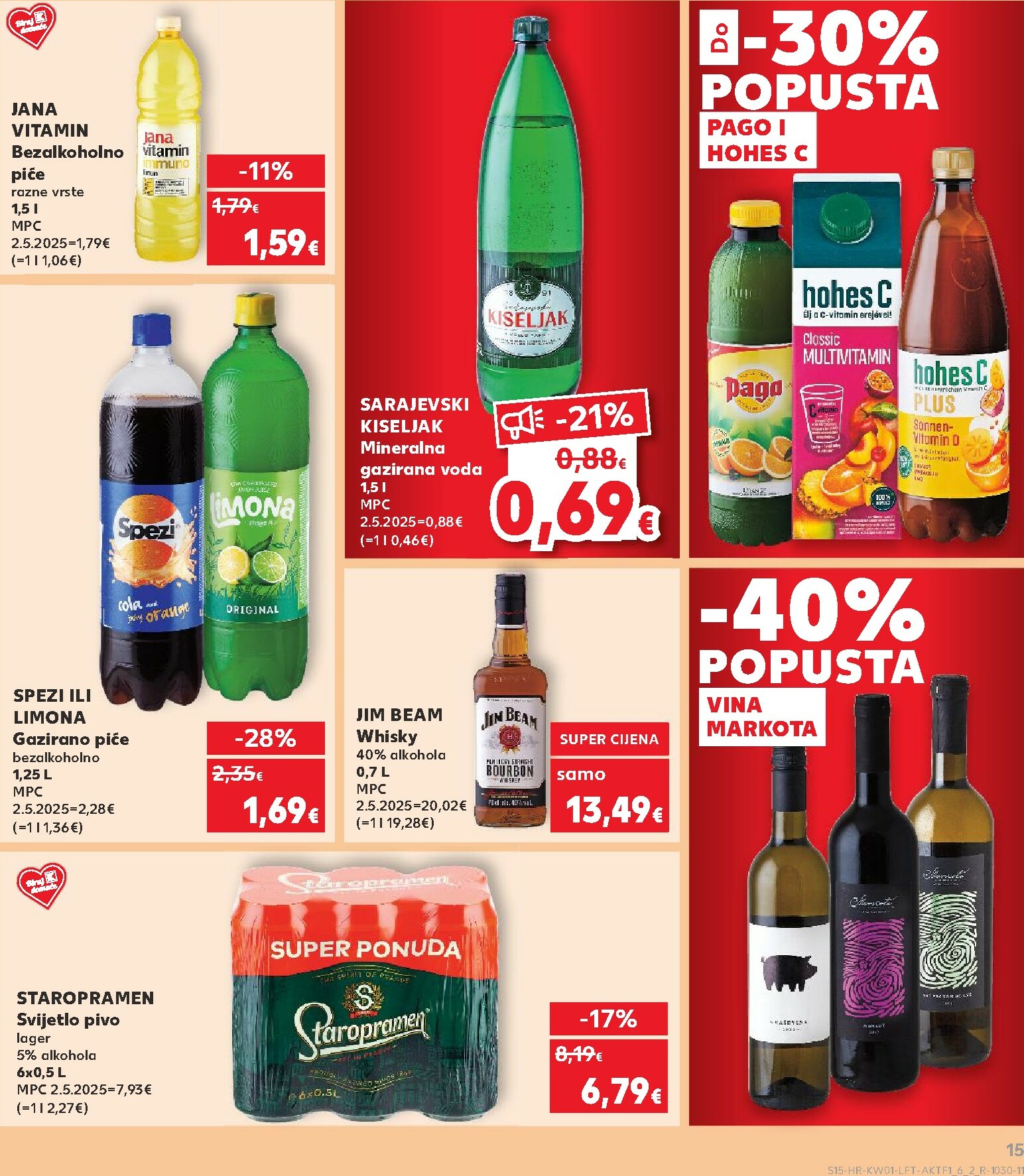 kaufland - Prelistajte katalog Kaufland, vrijedi od 02.01. do 05.01. - page: 15