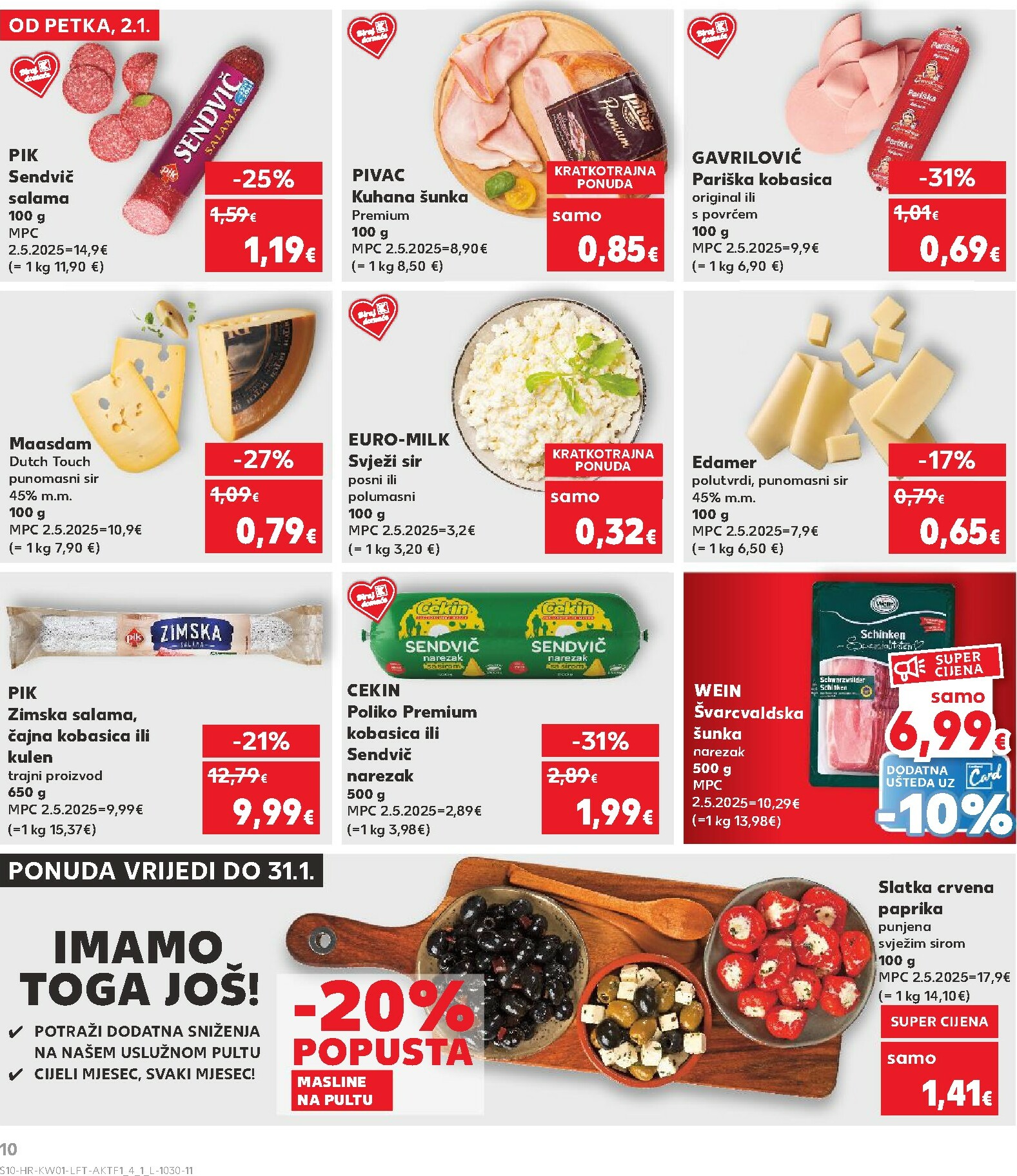 kaufland - Prelistajte katalog Kaufland, vrijedi od 02.01. do 05.01. - page: 10