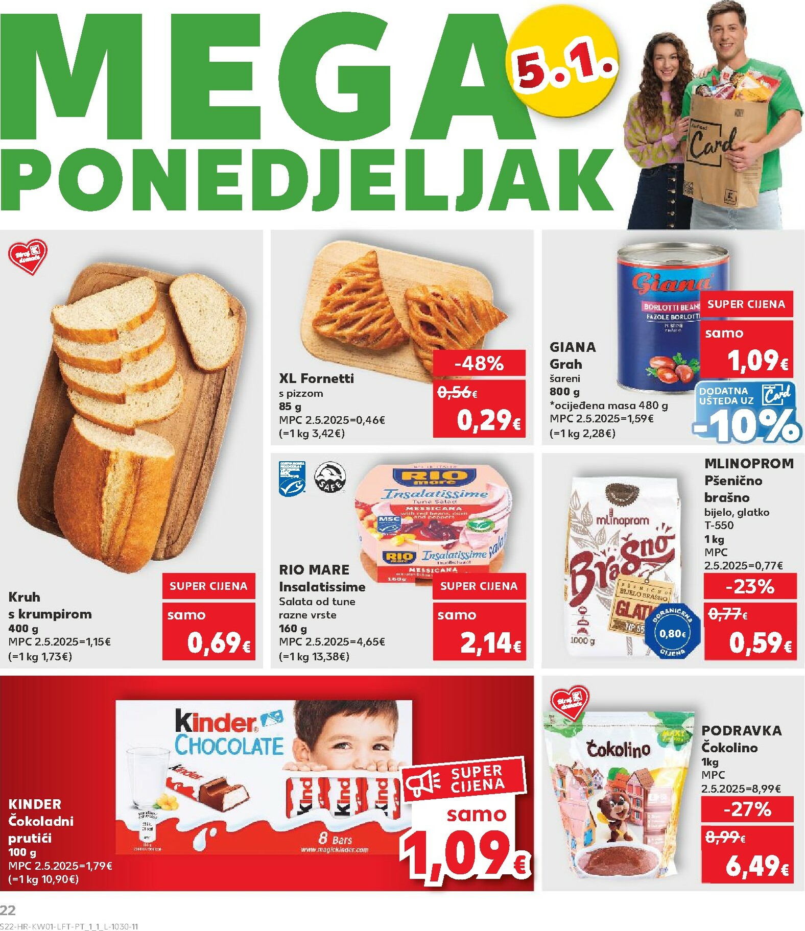 kaufland - Prelistajte katalog Kaufland, vrijedi od 02.01. do 05.01. - page: 22
