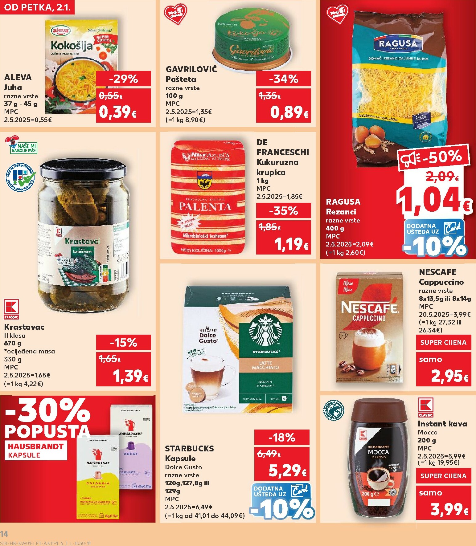 kaufland - Prelistajte katalog Kaufland, vrijedi od 02.01. do 05.01. - page: 14