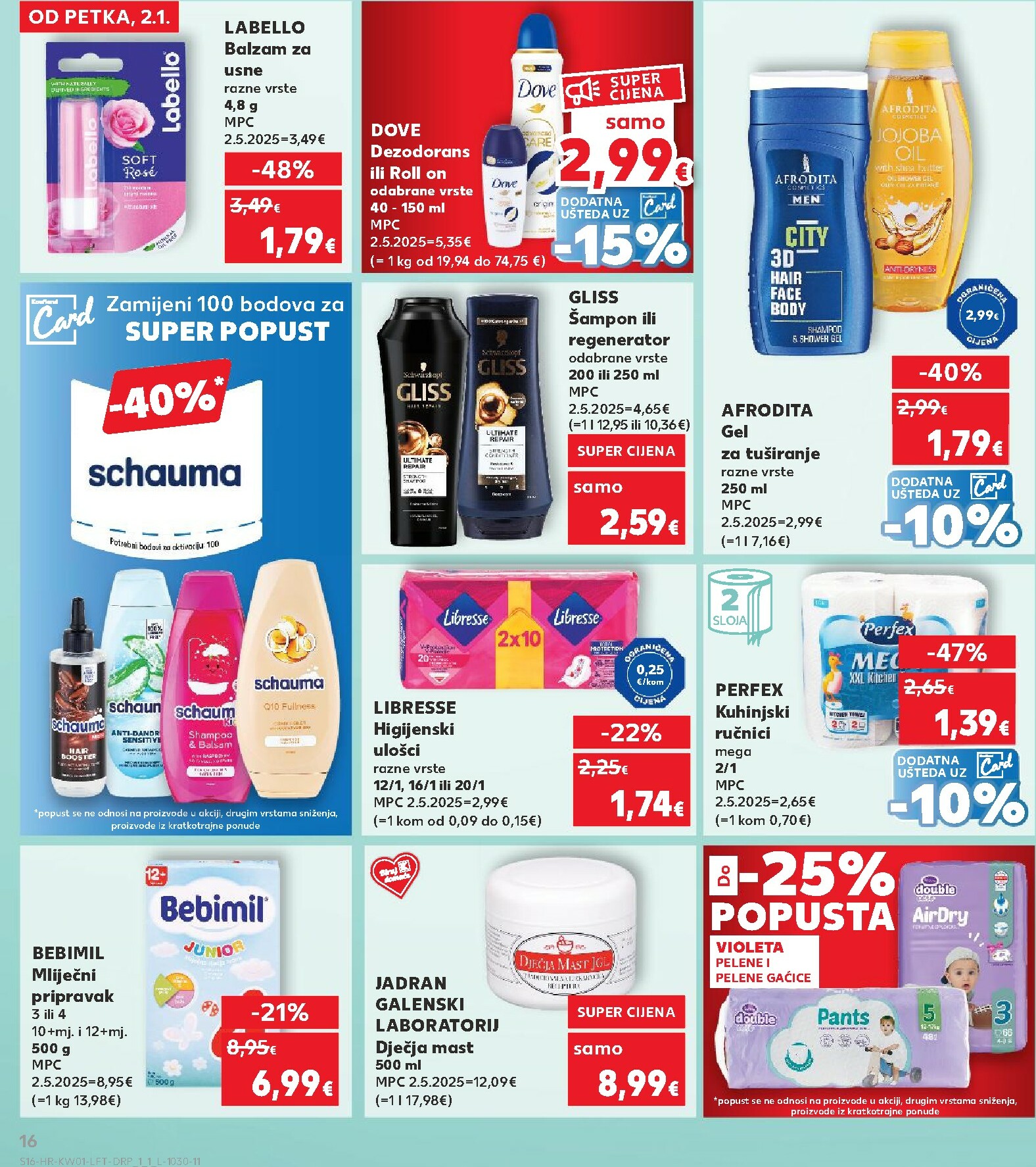 kaufland - Prelistajte katalog Kaufland, vrijedi od 02.01. do 05.01. - page: 16