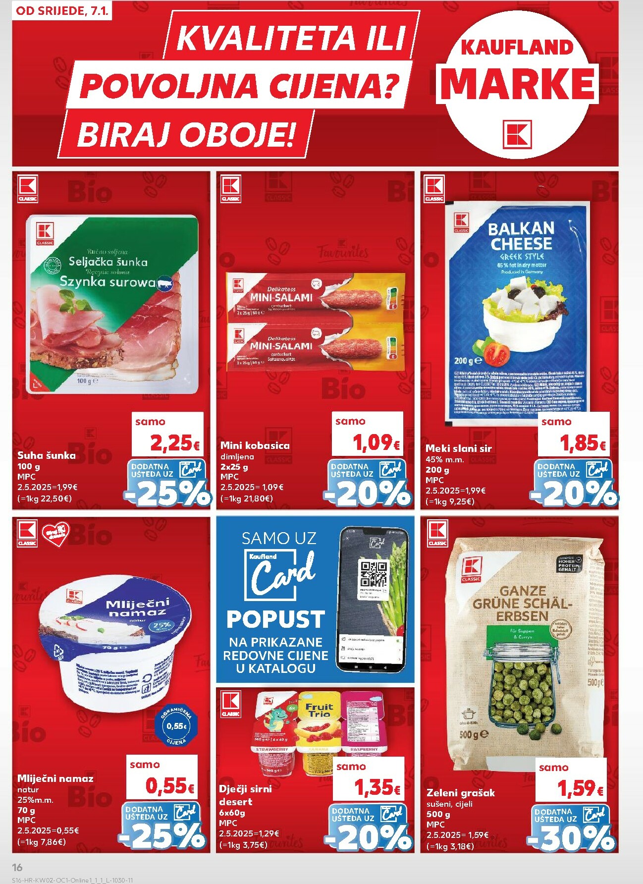 kaufland - Prelistajte katalog Kaufland - Želiš još bogatiju ponudu, vrijedi od 07.01. do 13.01. - page: 16