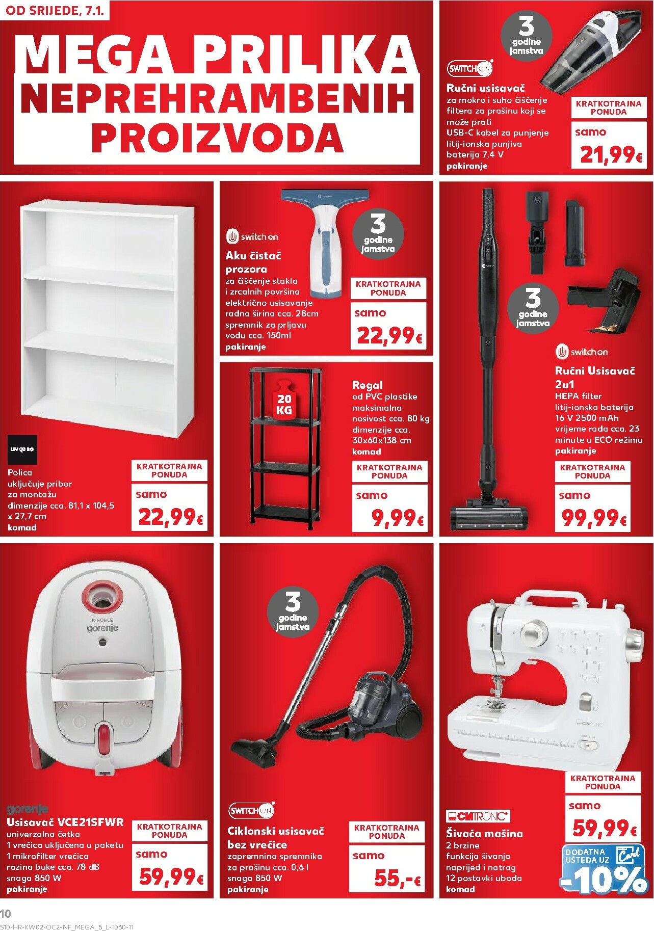 kaufland - Prelistajte katalog Kaufland - Neprehrambenih proizvoda, vrijedi od 07.01. do 13.01. - page: 10