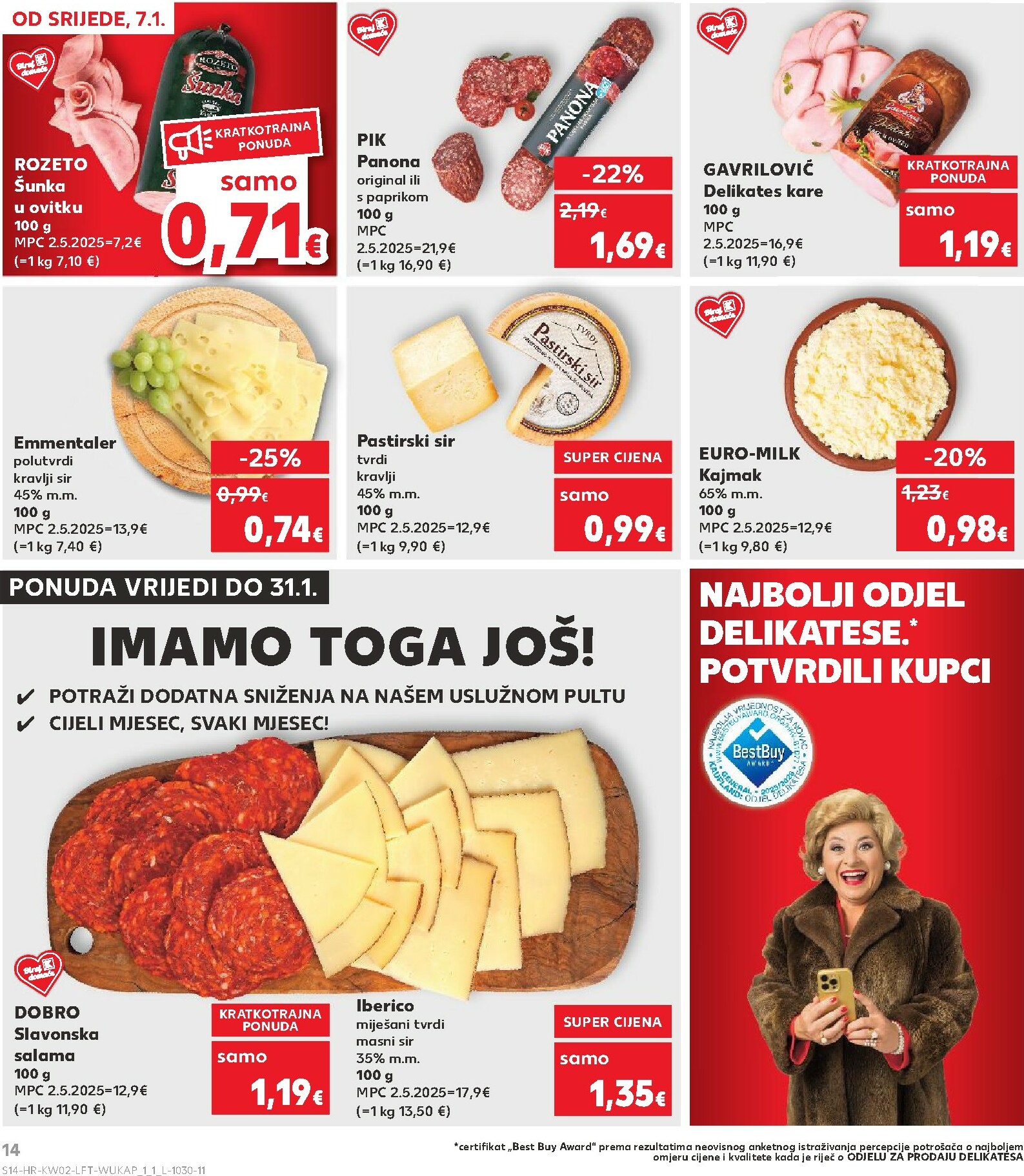 kaufland - Prelistajte katalog Kaufland, vrijedi od 07.01. do 13.01. - page: 14