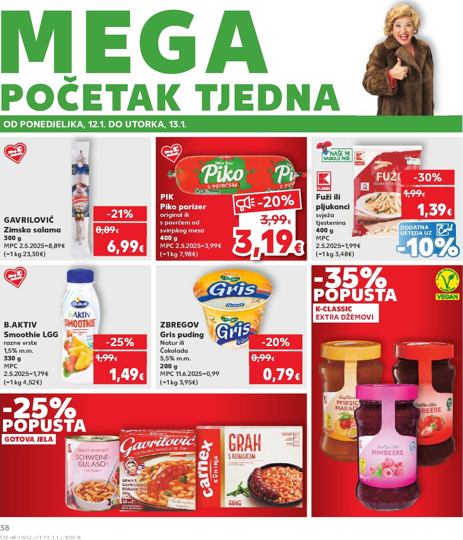 kaufland - Prelistajte katalog Kaufland, vrijedi od 07.01. do 13.01. - page: 38