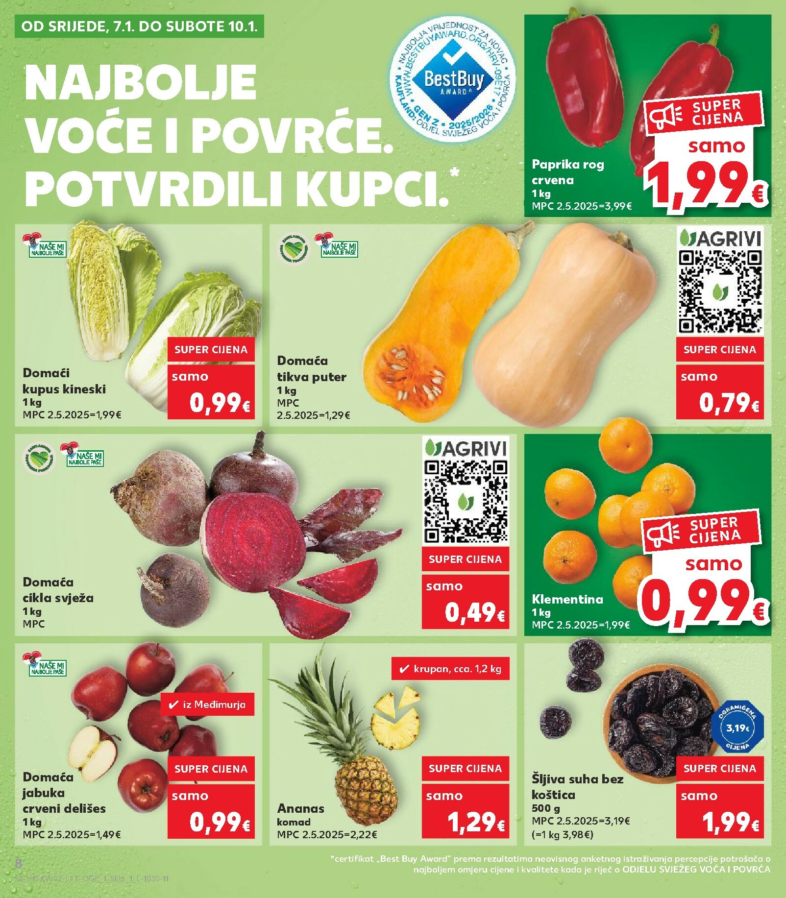 kaufland - Prelistajte katalog Kaufland, vrijedi od 07.01. do 13.01. - page: 8