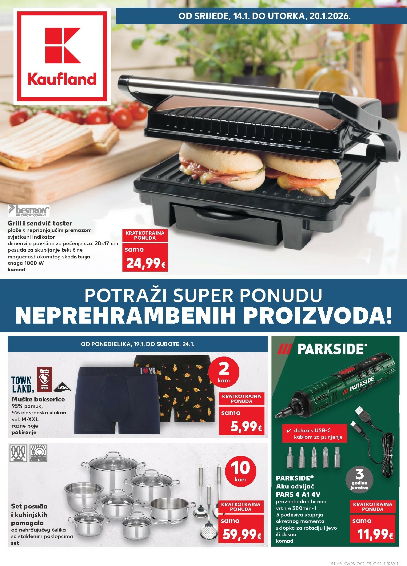 kaufland - Prelistajte katalog Kaufland - Neprehrambenih proizvoda, vrijedi od 14.01. do 20.01.