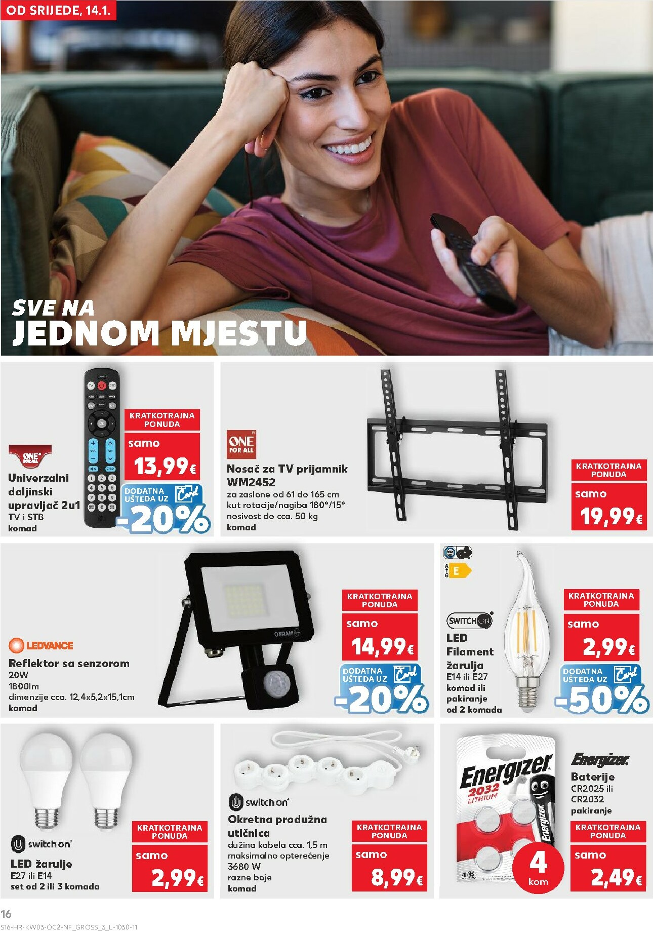 kaufland - Prelistajte katalog Kaufland - Neprehrambenih proizvoda, vrijedi od 14.01. do 20.01. - page: 16