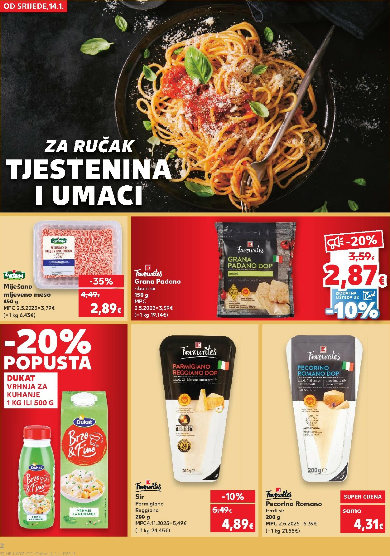 kaufland - Prelistajte katalog Kaufland - Želiš još bogatiju ponudu, vrijedi od 14.01. do 20.01. - page: 2