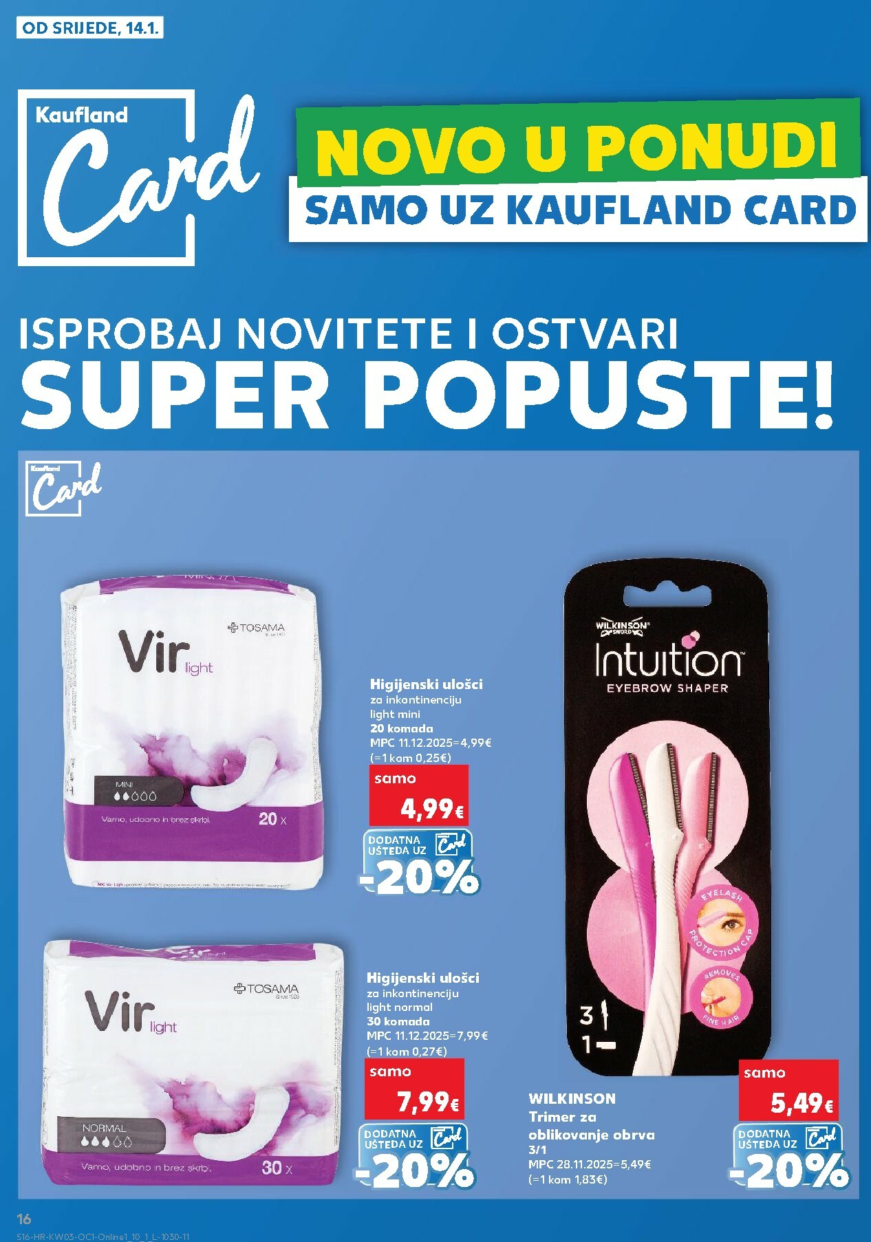 kaufland - Prelistajte katalog Kaufland - Želiš još bogatiju ponudu, vrijedi od 14.01. do 20.01. - page: 16