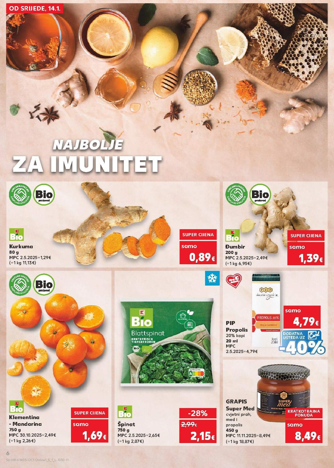kaufland - Prelistajte katalog Kaufland - Želiš još bogatiju ponudu, vrijedi od 14.01. do 20.01. - page: 6