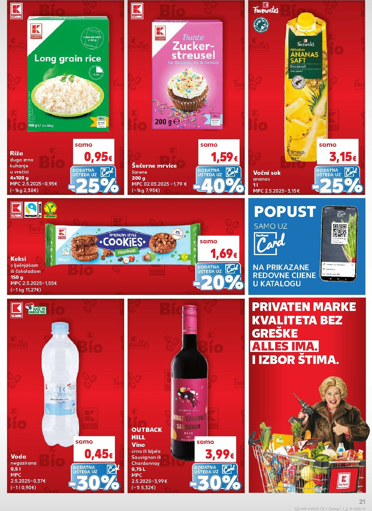 kaufland - Prelistajte katalog Kaufland - Želiš još bogatiju ponudu, vrijedi od 14.01. do 20.01. - page: 21