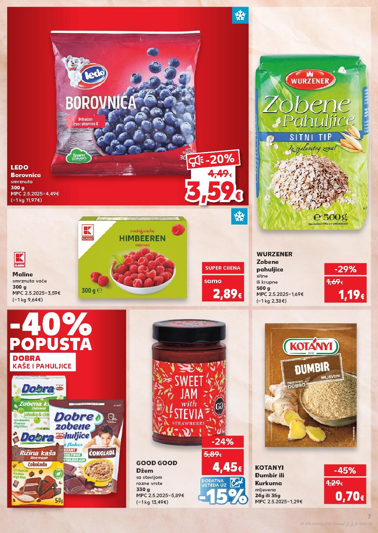 kaufland - Prelistajte katalog Kaufland - Želiš još bogatiju ponudu, vrijedi od 14.01. do 20.01. - page: 7