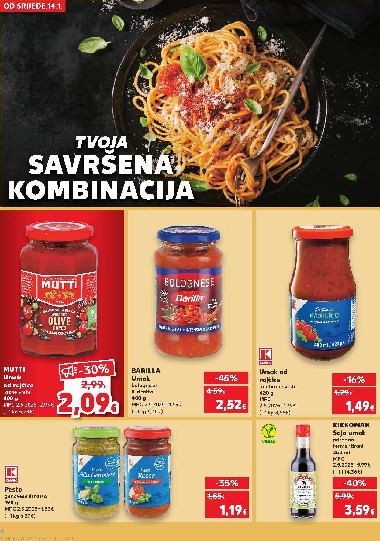 kaufland - Prelistajte katalog Kaufland - Želiš još bogatiju ponudu, vrijedi od 14.01. do 20.01. - page: 4