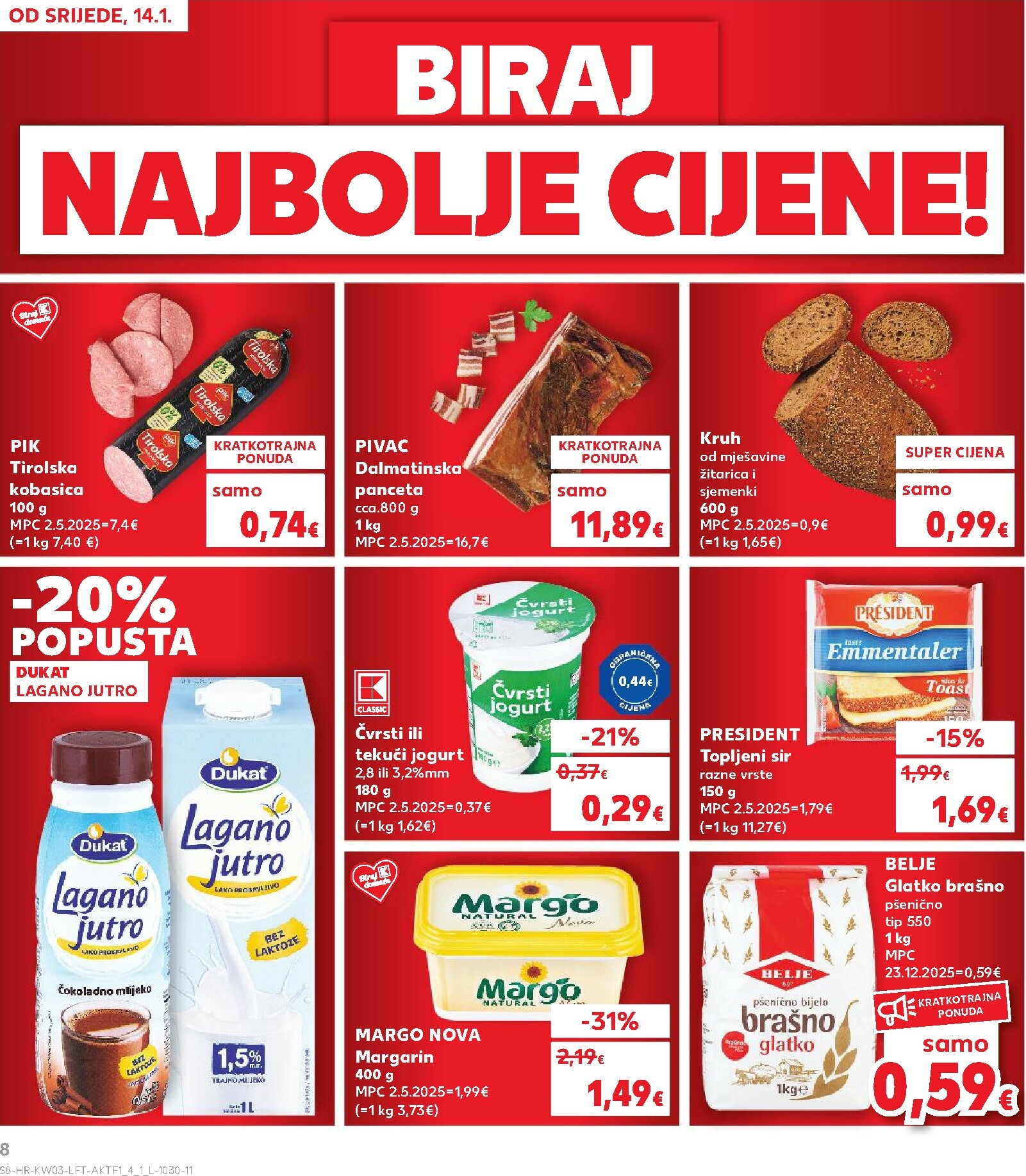 kaufland - Prelistajte katalog Kaufland, vrijedi od 14.01. do 20.01. - page: 8