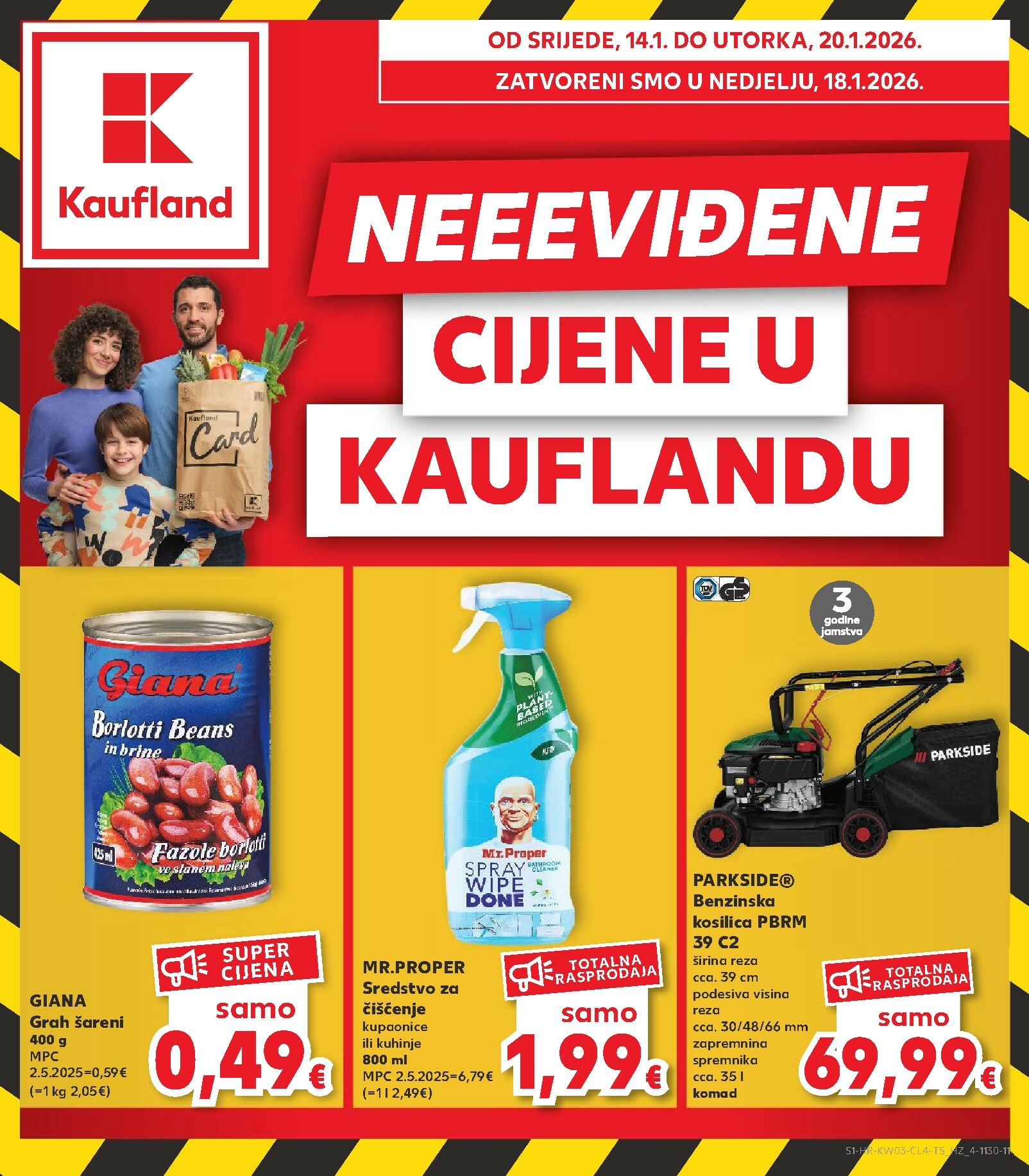 kaufland - Prelistajte katalog Kaufland - Cijene, vrijedi od 14.01. do 20.01.