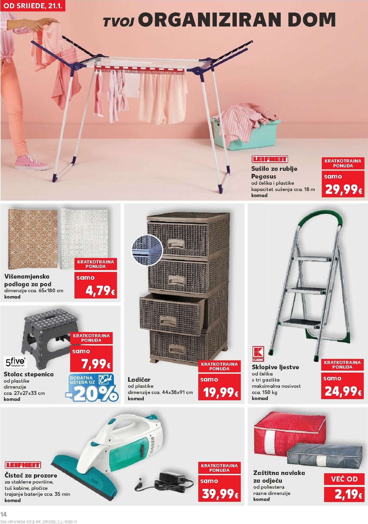 kaufland - Prelistajte katalog Kaufland - Neprehrambenih proizvoda, vrijedi od 21.01. do 27.01. - page: 14