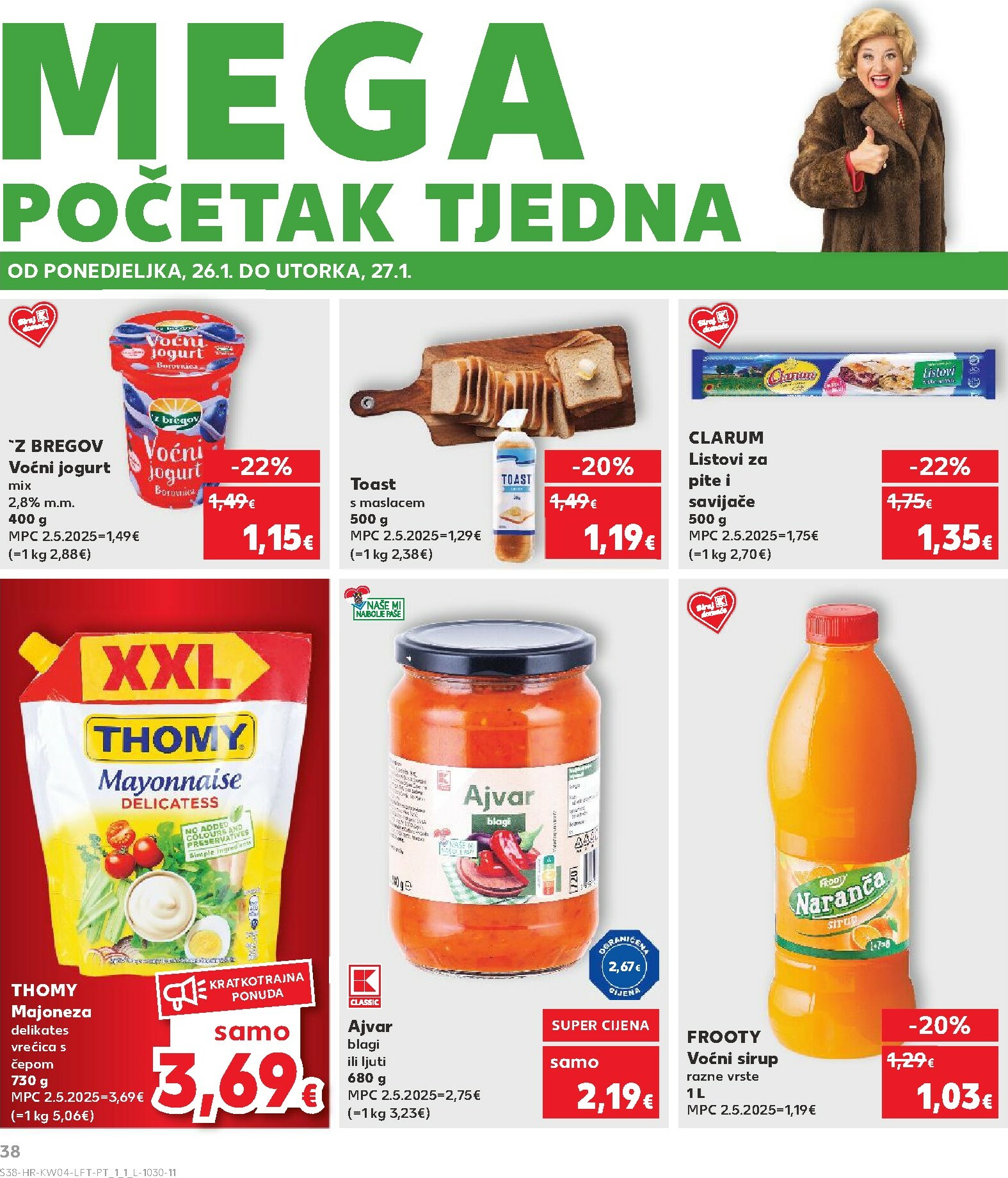 kaufland - Prelistajte katalog Kaufland, vrijedi od 21.01. do 27.01. - page: 38