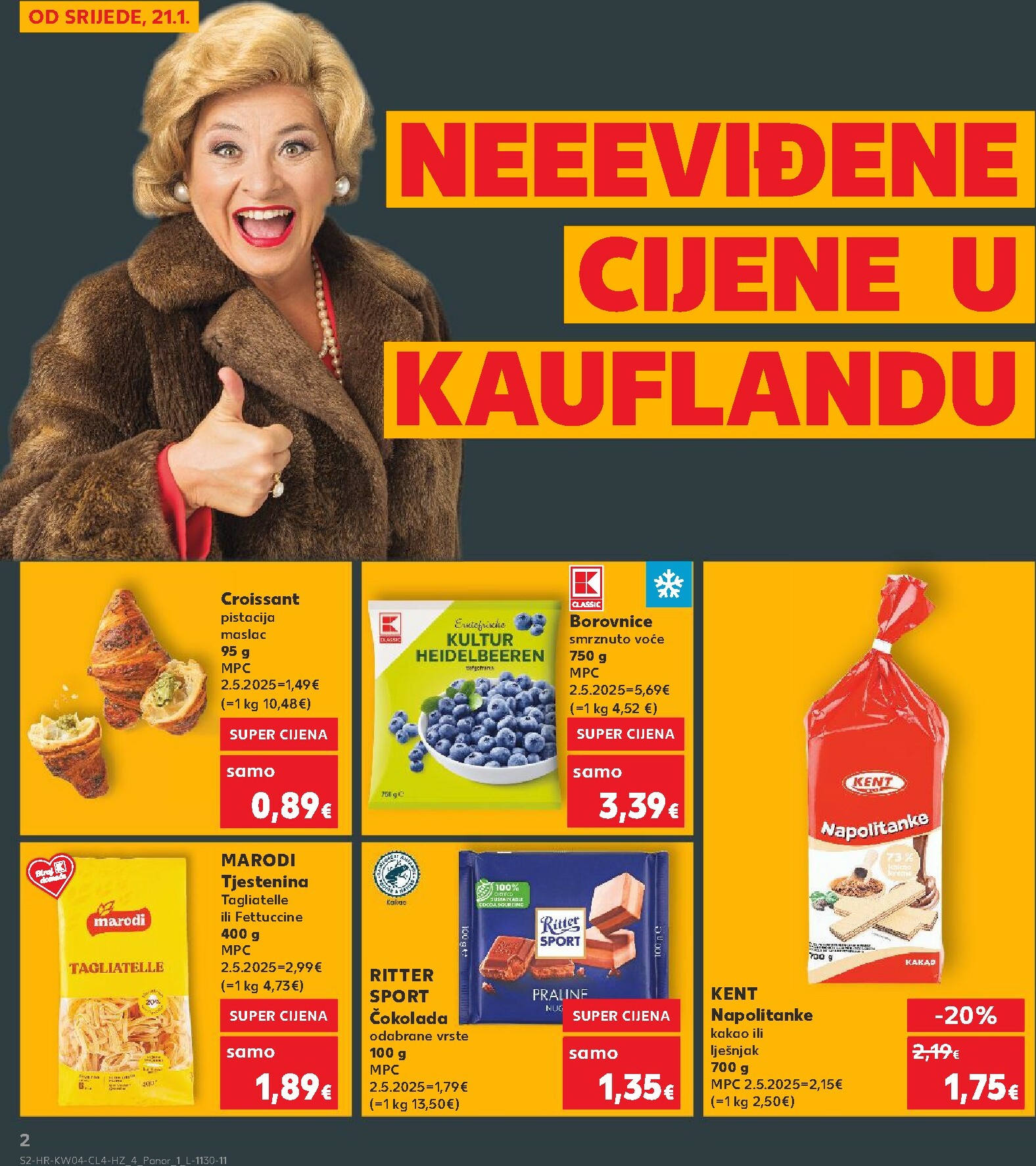 kaufland - Prelistajte katalog Kaufland - Cijene, vrijedi od 21.01. do 27.01. - page: 2