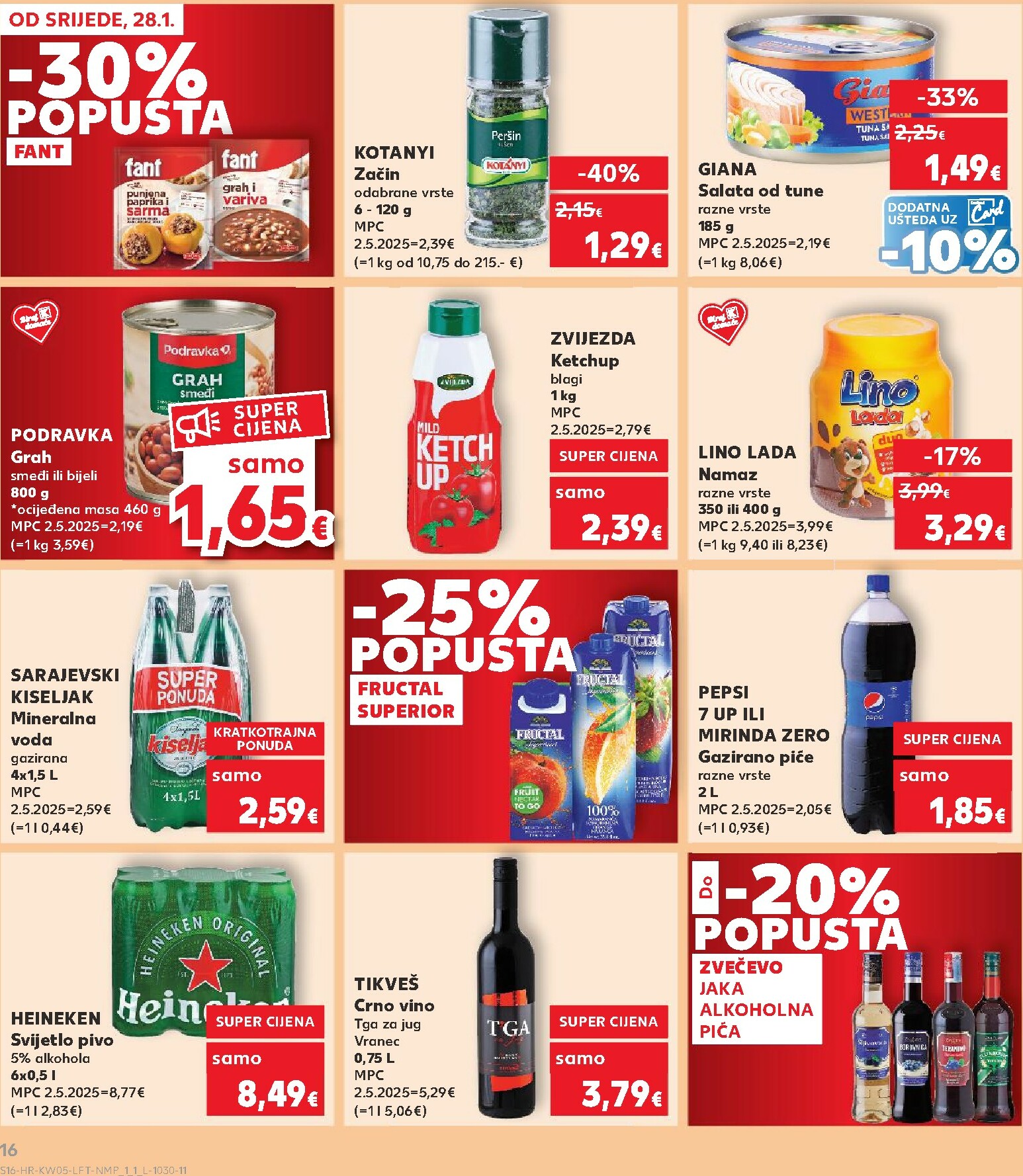 kaufland - Prelistajte katalog Kaufland, vrijedi od 28.01. do 03.02. - page: 16