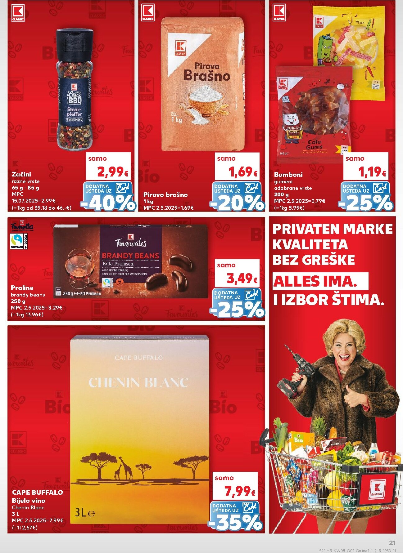 kaufland - Prelistajte katalog Kaufland - Želiš još bogatiju ponudu, vrijedi od 18.02.2026 do 24.02.2026 - page: 21