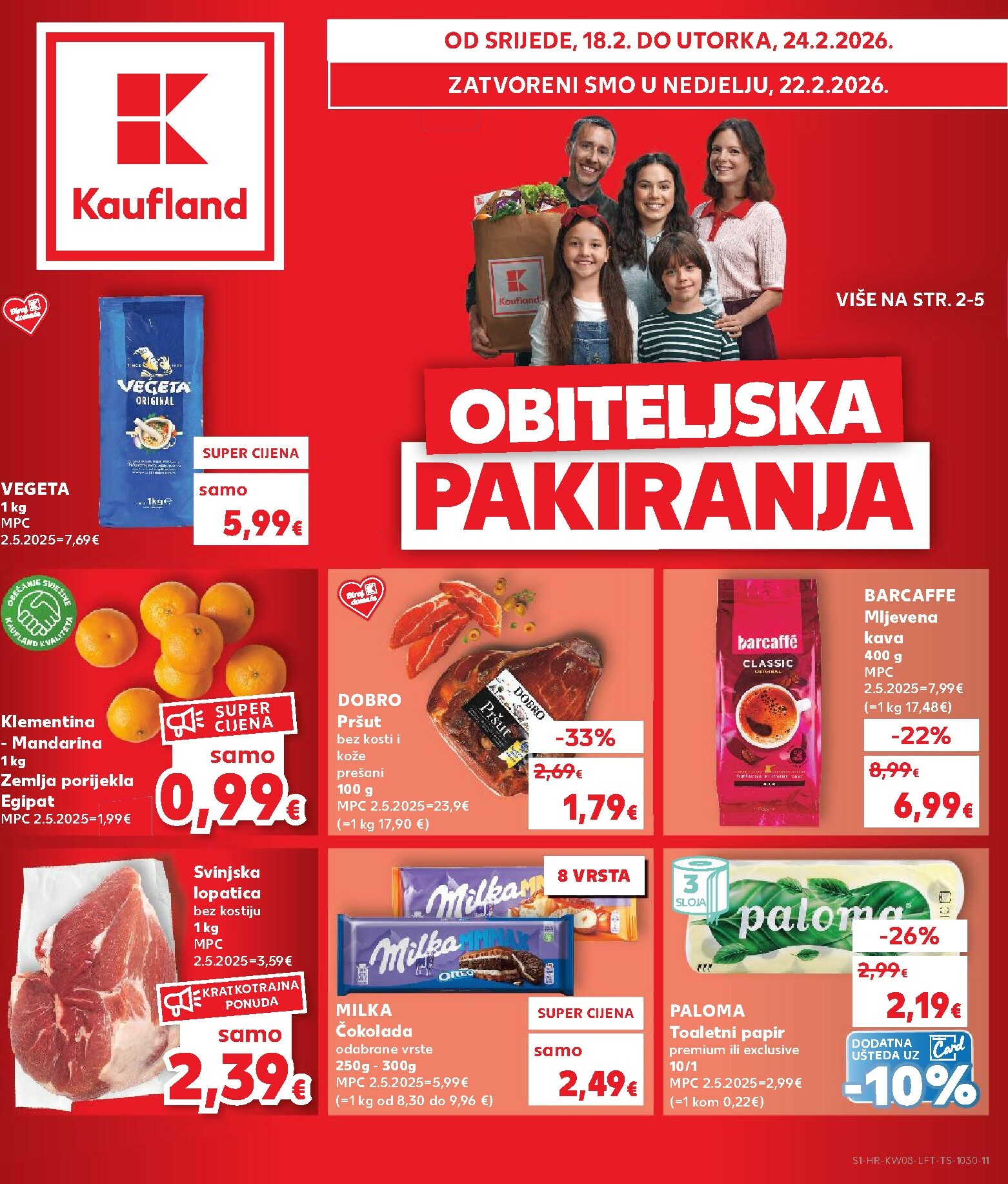 kaufland - Prelistajte katalog Kaufland, vrijedi od 18.02.2026 do 24.02.2026
