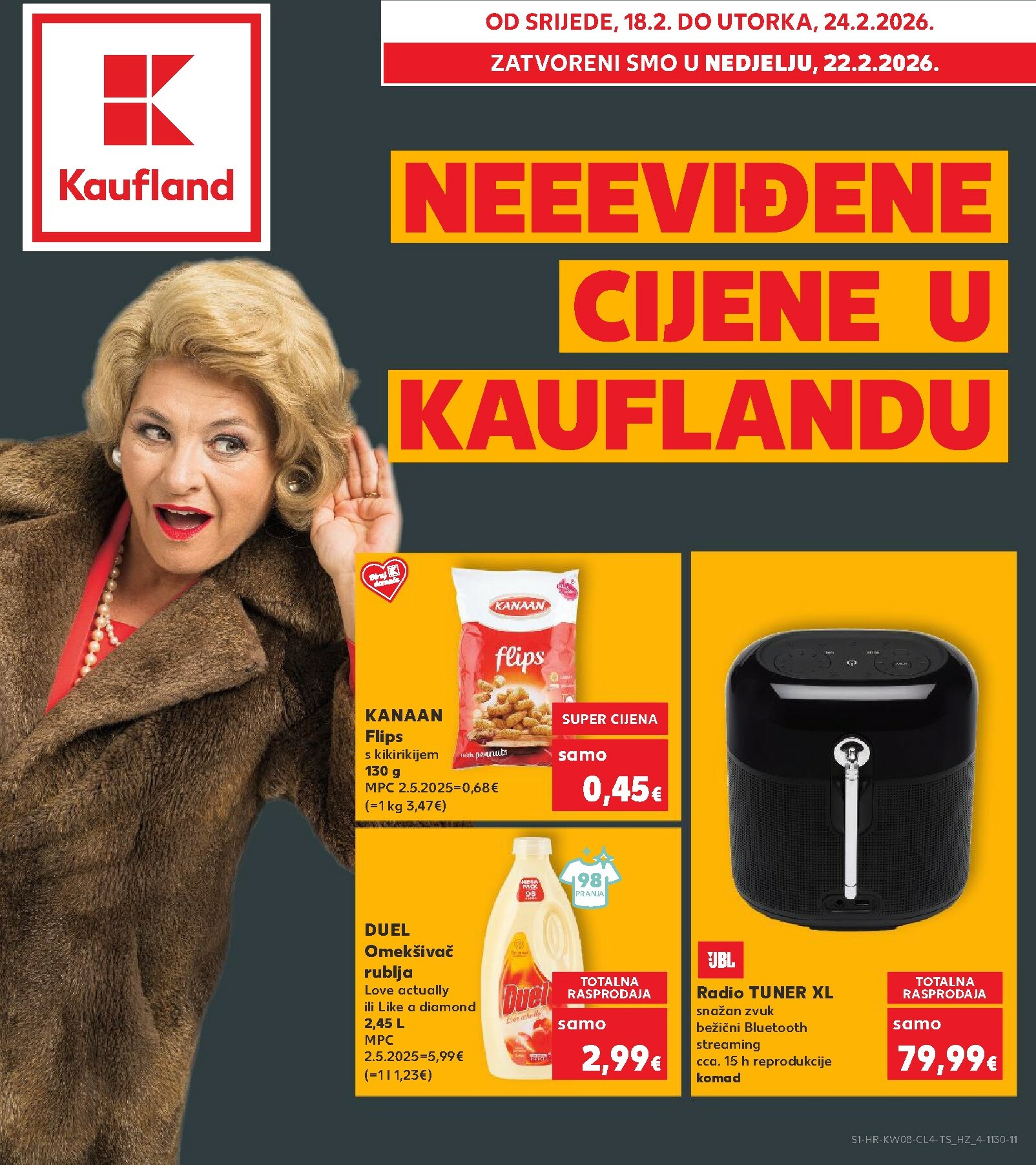 kaufland - Prelistajte katalog Kaufland - Cijene, vrijedi od 18.02.2026 do 24.02.2026 - page: 1