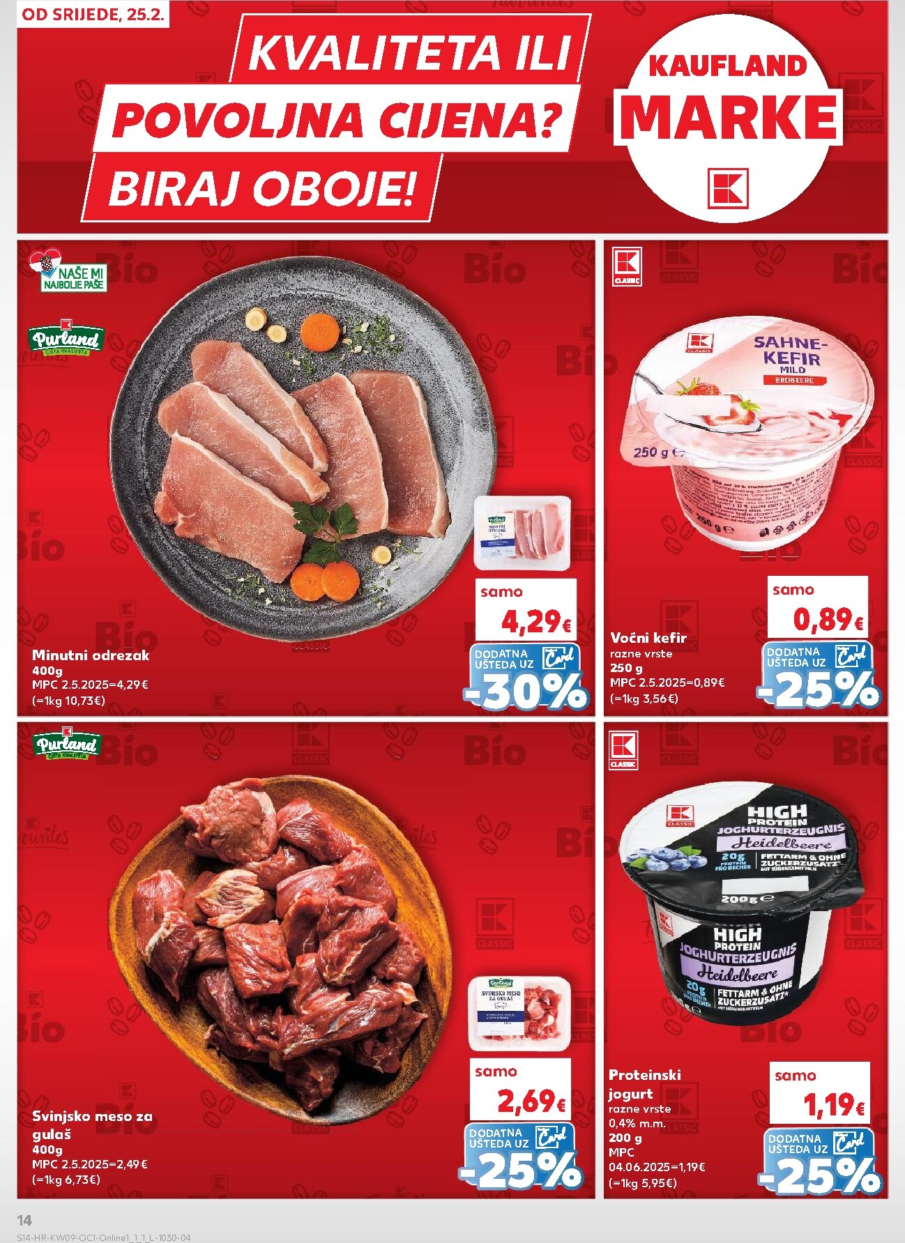 kaufland - Prelistajte katalog Kaufland - Želiš još bogatiju ponudu, vrijedi od 25.02.2026 do 03.03.2026 - page: 14