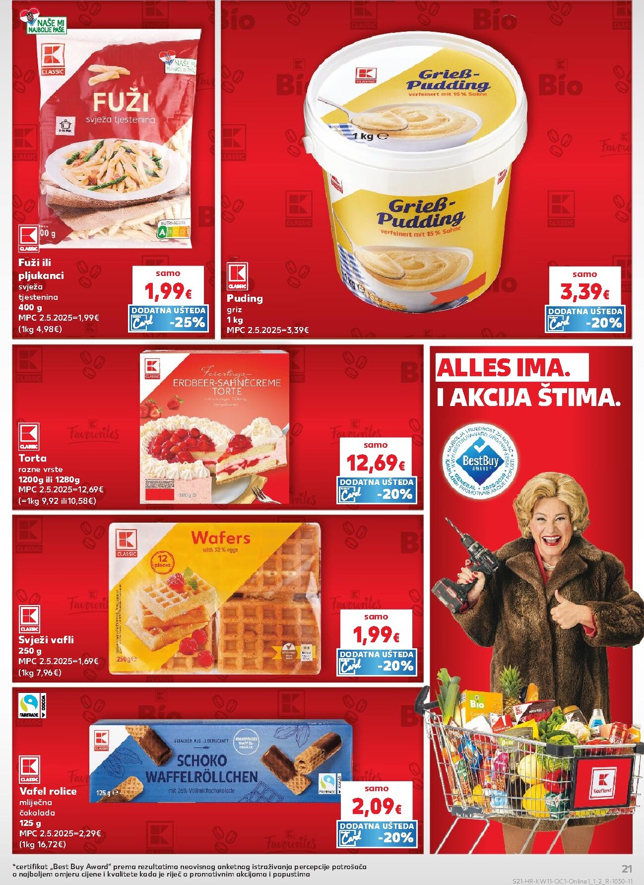 kaufland - Prelistajte katalog Kaufland - Želiš još bogatiju ponudu, vrijedi od 11.03.2026 do 17.03.2026 - page: 21