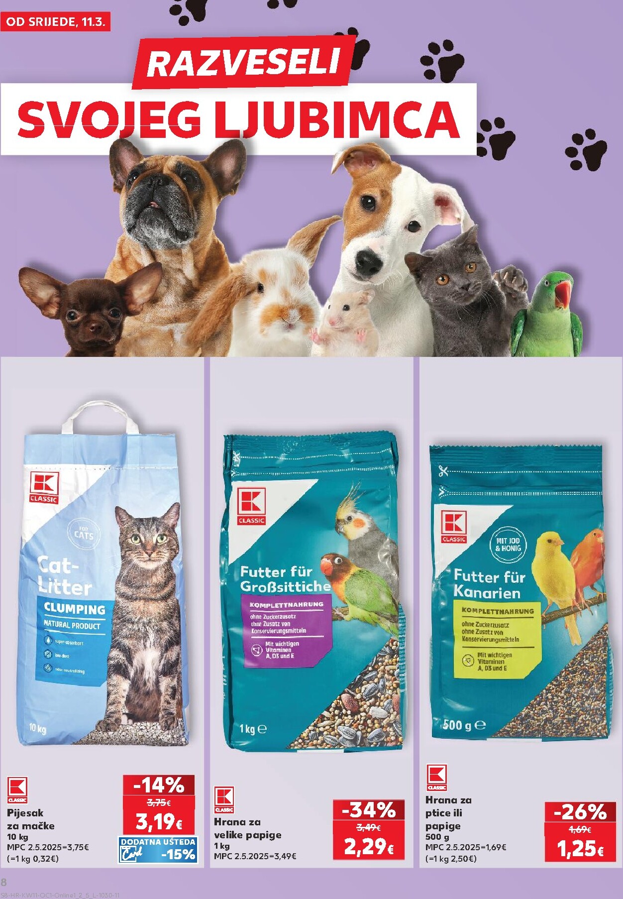 kaufland - Prelistajte katalog Kaufland - Želiš još bogatiju ponudu, vrijedi od 11.03.2026 do 17.03.2026 - page: 8