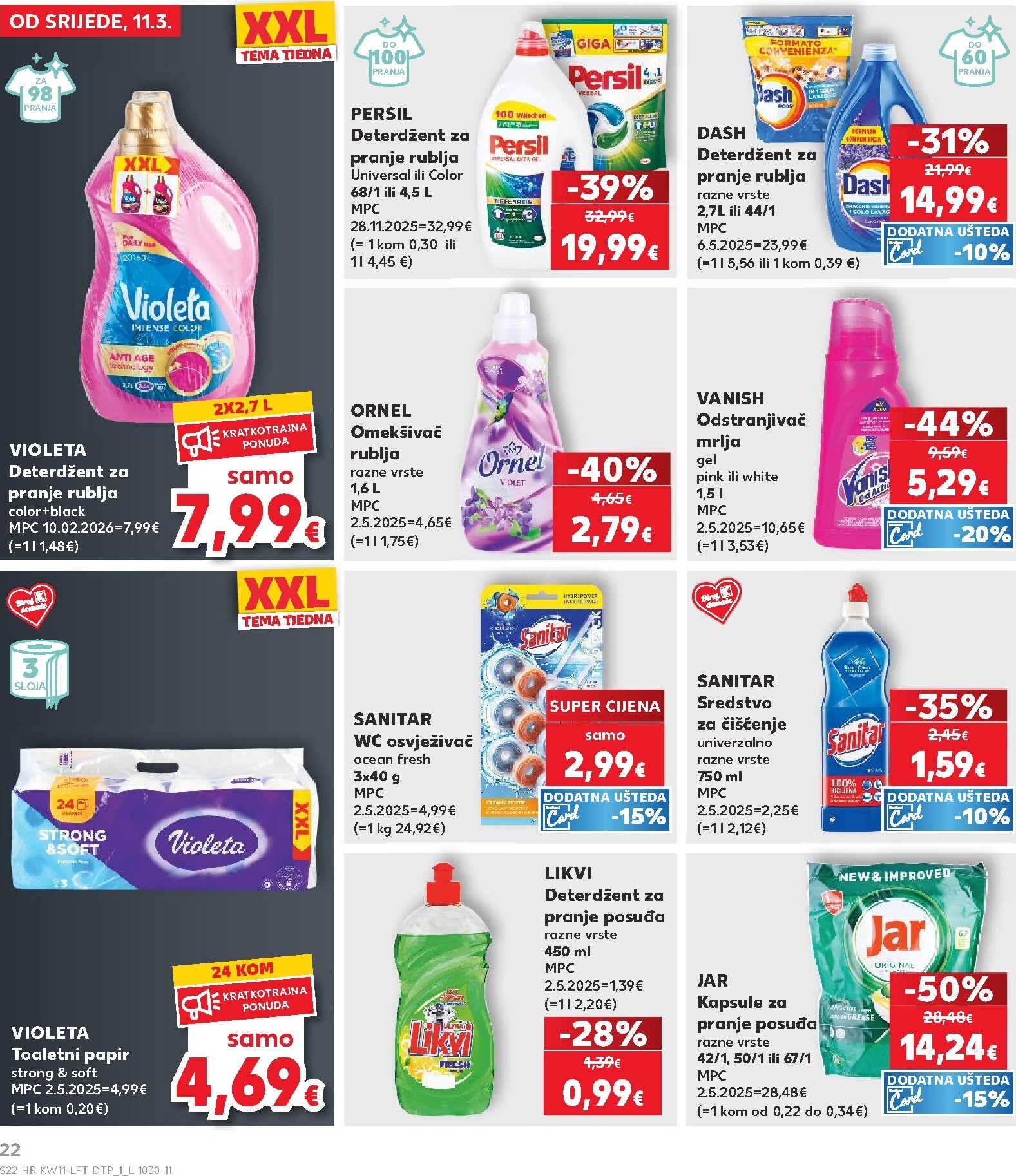 kaufland - Prelistajte katalog Kaufland, vrijedi od 11.03.2026 do 17.03.2026 - page: 22