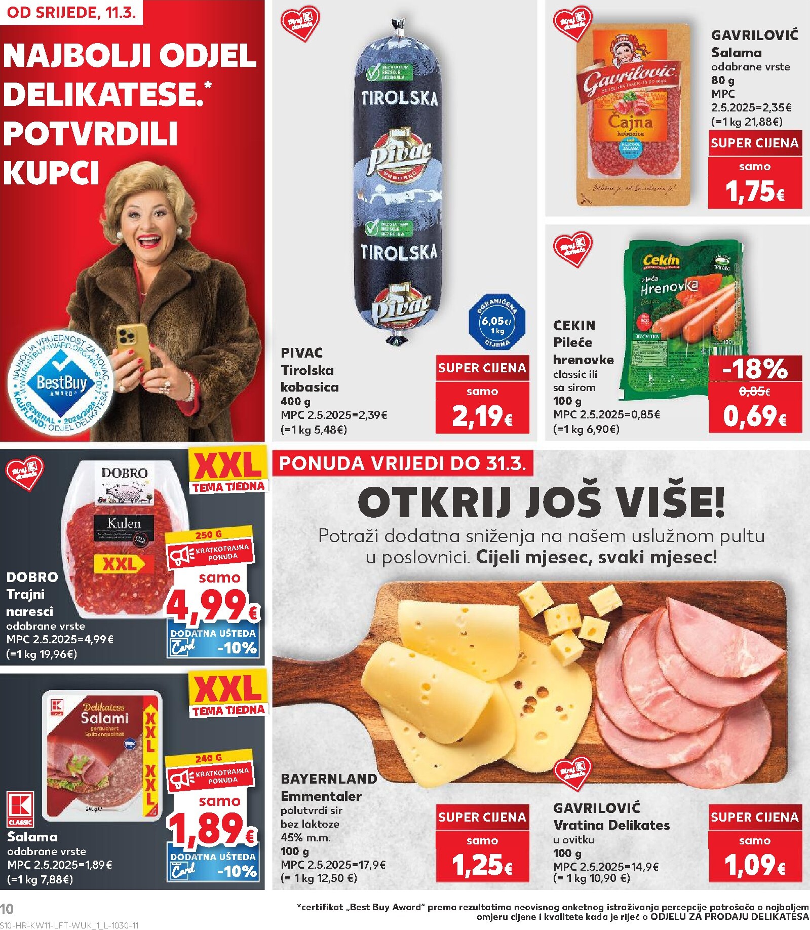 kaufland - Prelistajte katalog Kaufland, vrijedi od 11.03.2026 do 17.03.2026 - page: 10
