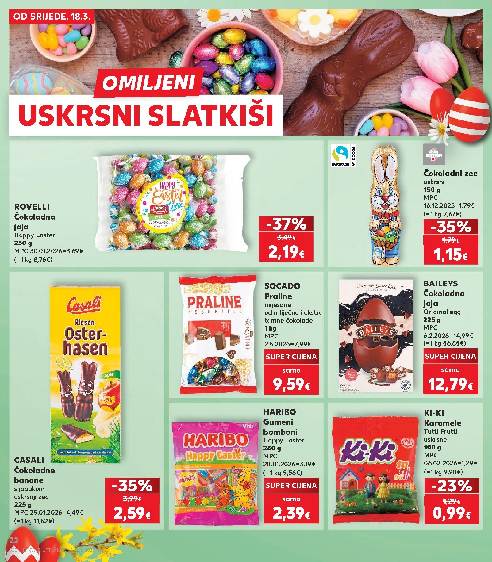 kaufland - Prelistajte katalog Kaufland, vrijedi od 18.03.2026 do 24.03.2026 - page: 22