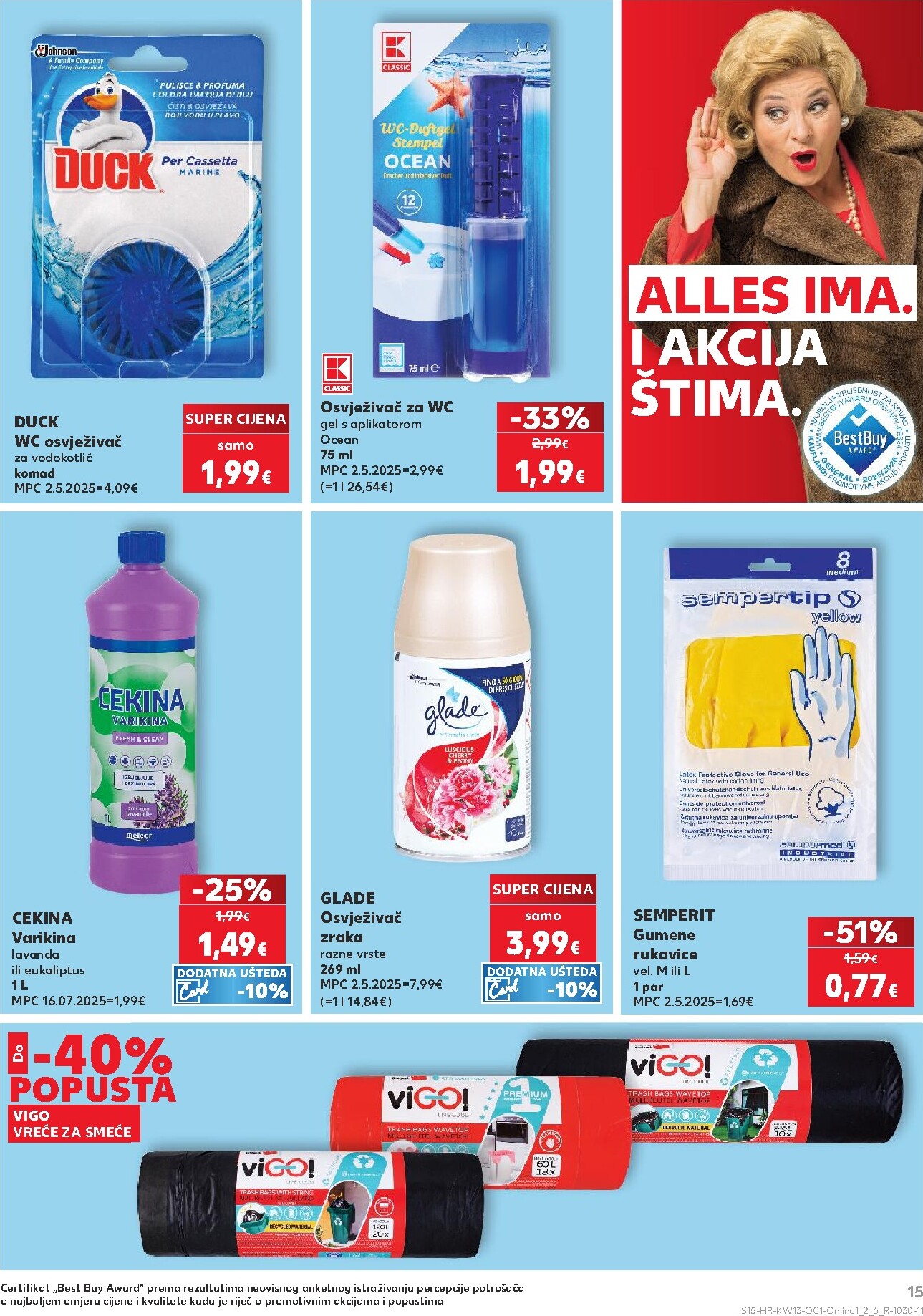 kaufland - Prelistajte katalog Kaufland - Želiš još bogatiju ponudu, vrijedi od 25.03.2026 do 31.03.2026 - page: 15