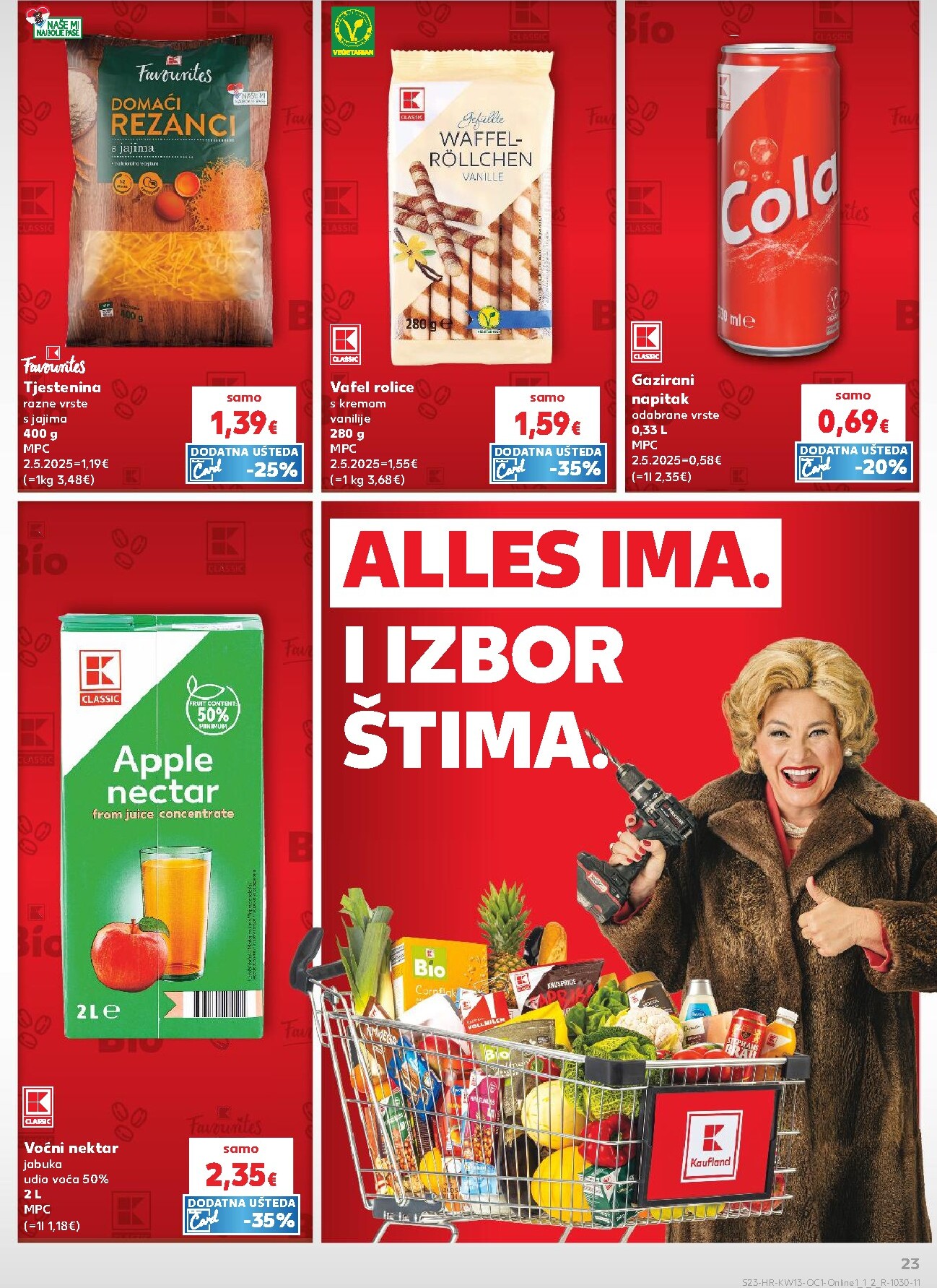 kaufland - Prelistajte katalog Kaufland - Želiš još bogatiju ponudu, vrijedi od 25.03.2026 do 31.03.2026 - page: 23
