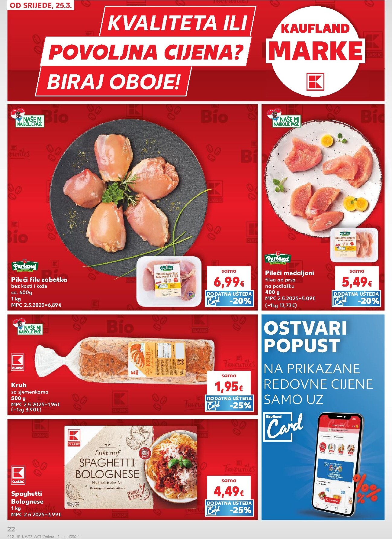 kaufland - Prelistajte katalog Kaufland - Želiš još bogatiju ponudu, vrijedi od 25.03.2026 do 31.03.2026 - page: 22