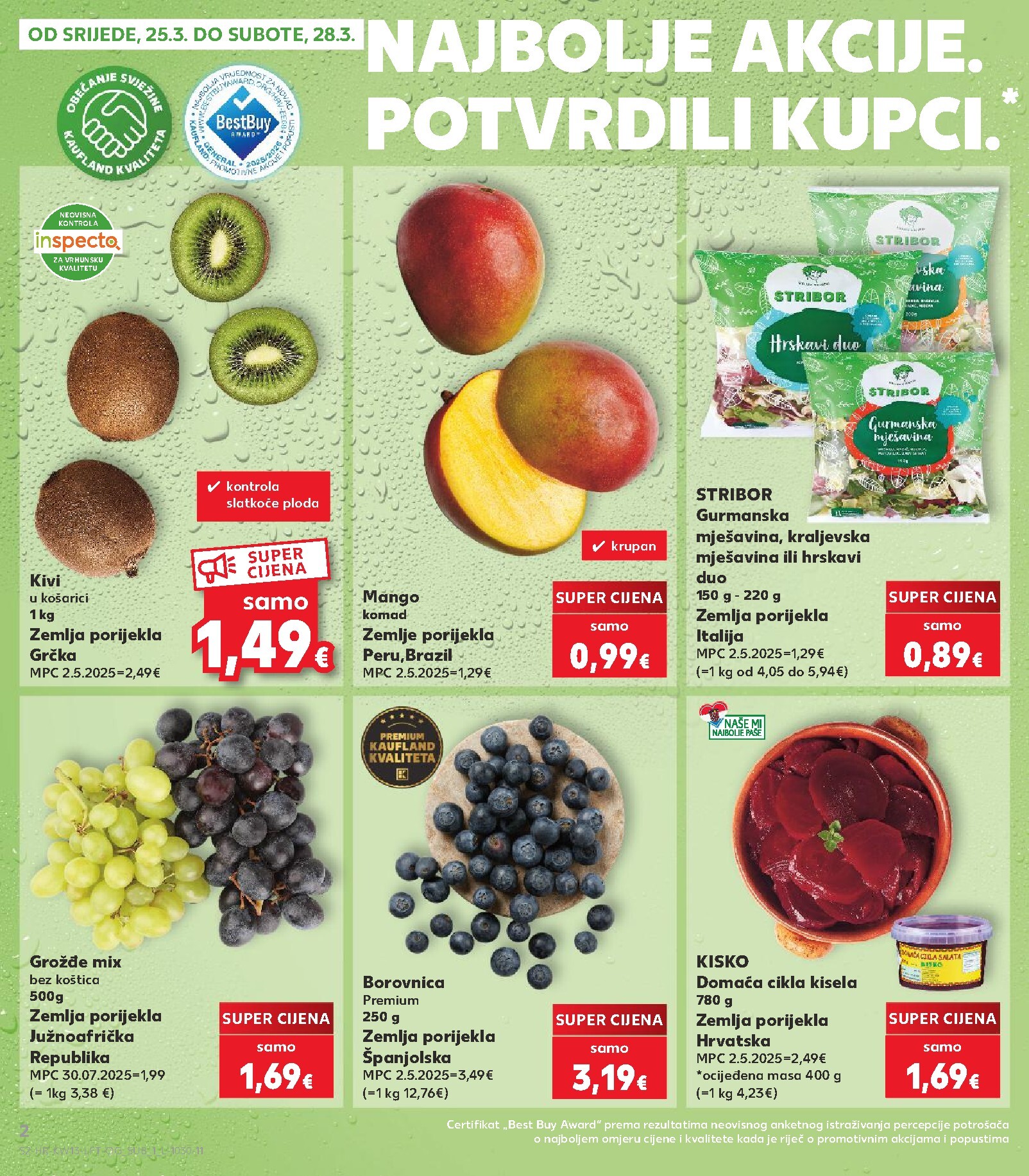 kaufland - Prelistajte katalog Kaufland, vrijedi od 25.03.2026 do 31.03.2026 - page: 2