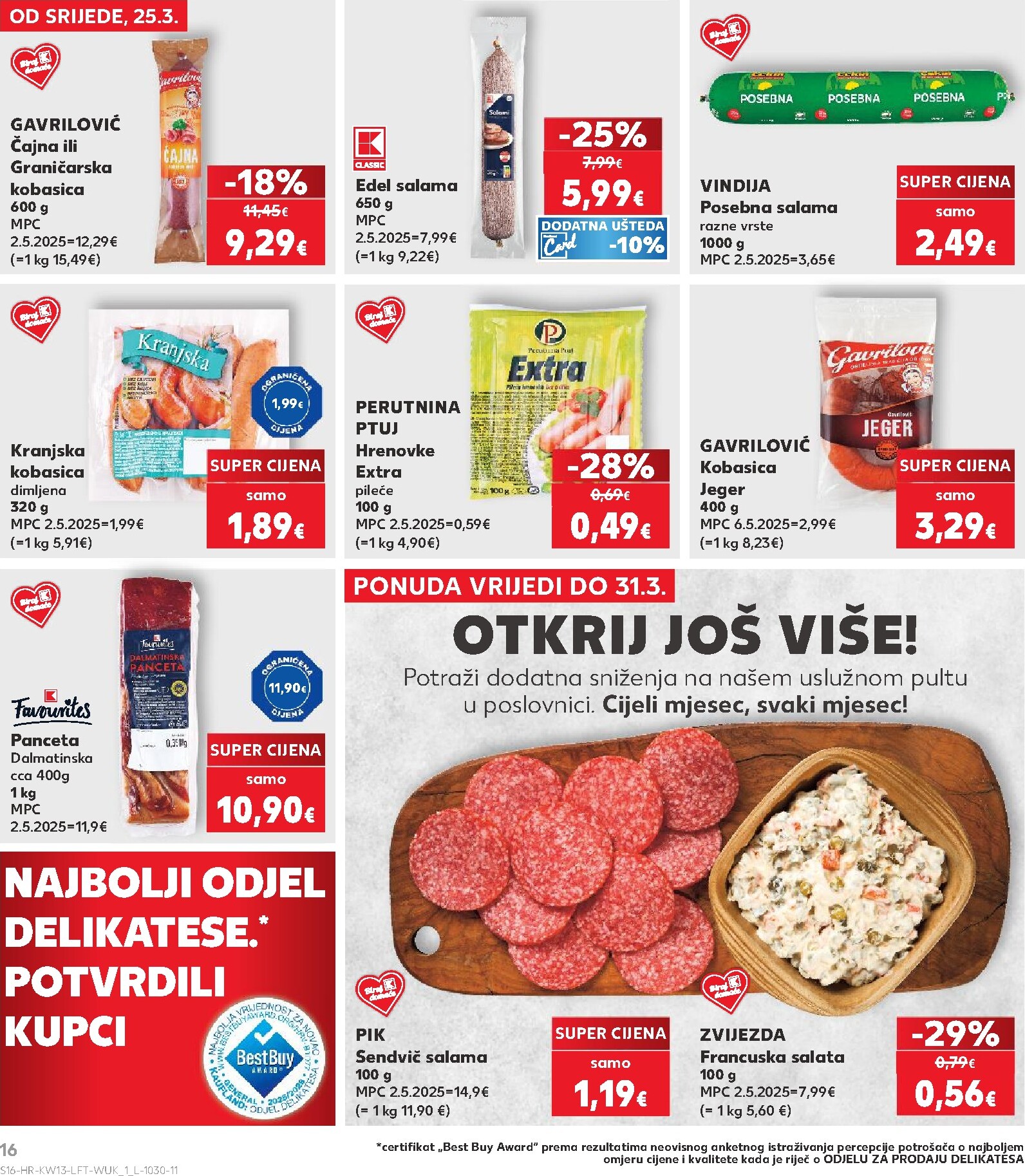 kaufland - Prelistajte katalog Kaufland, vrijedi od 25.03.2026 do 31.03.2026 - page: 16