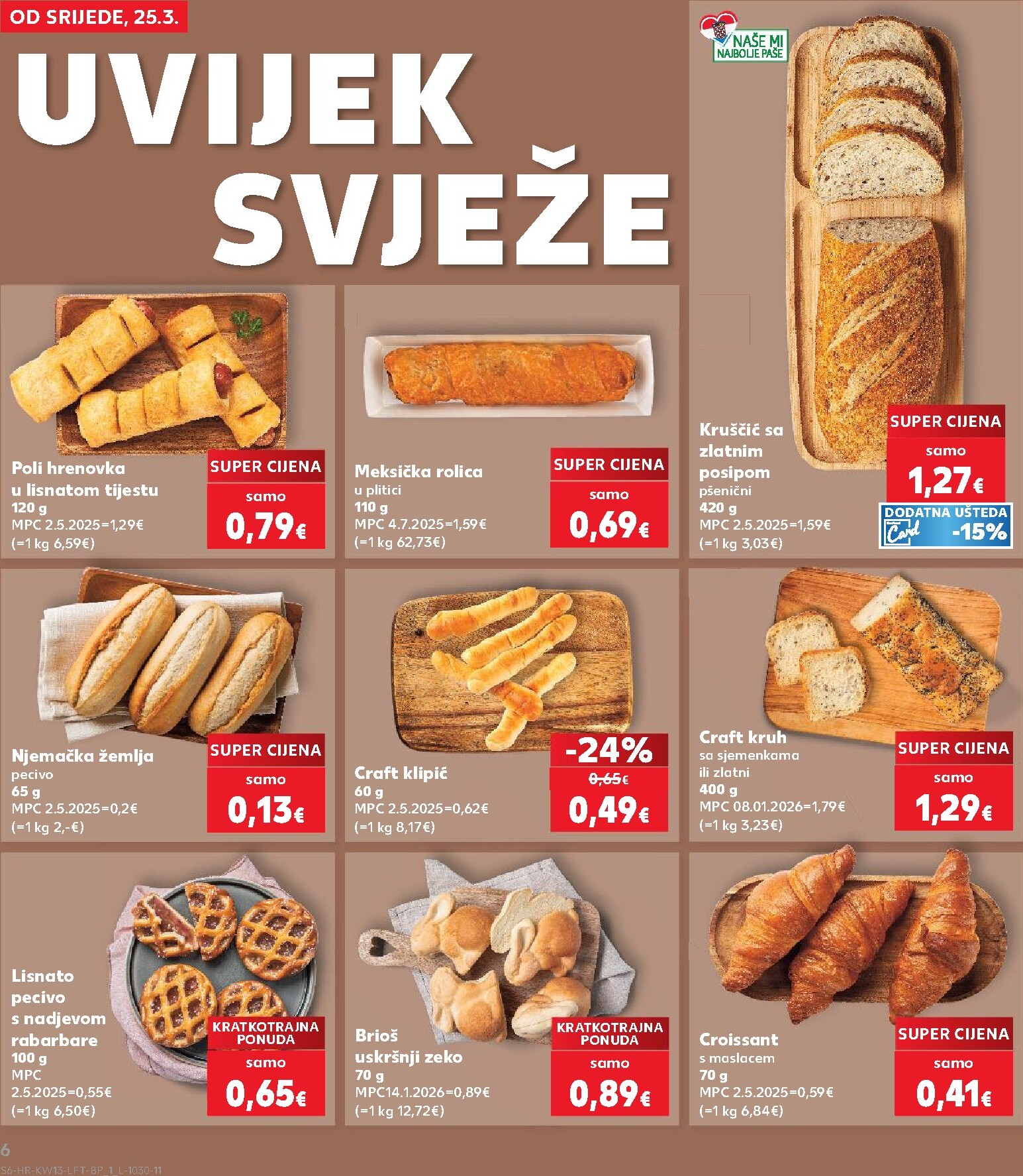 kaufland - Prelistajte katalog Kaufland, vrijedi od 25.03.2026 do 31.03.2026 - page: 6