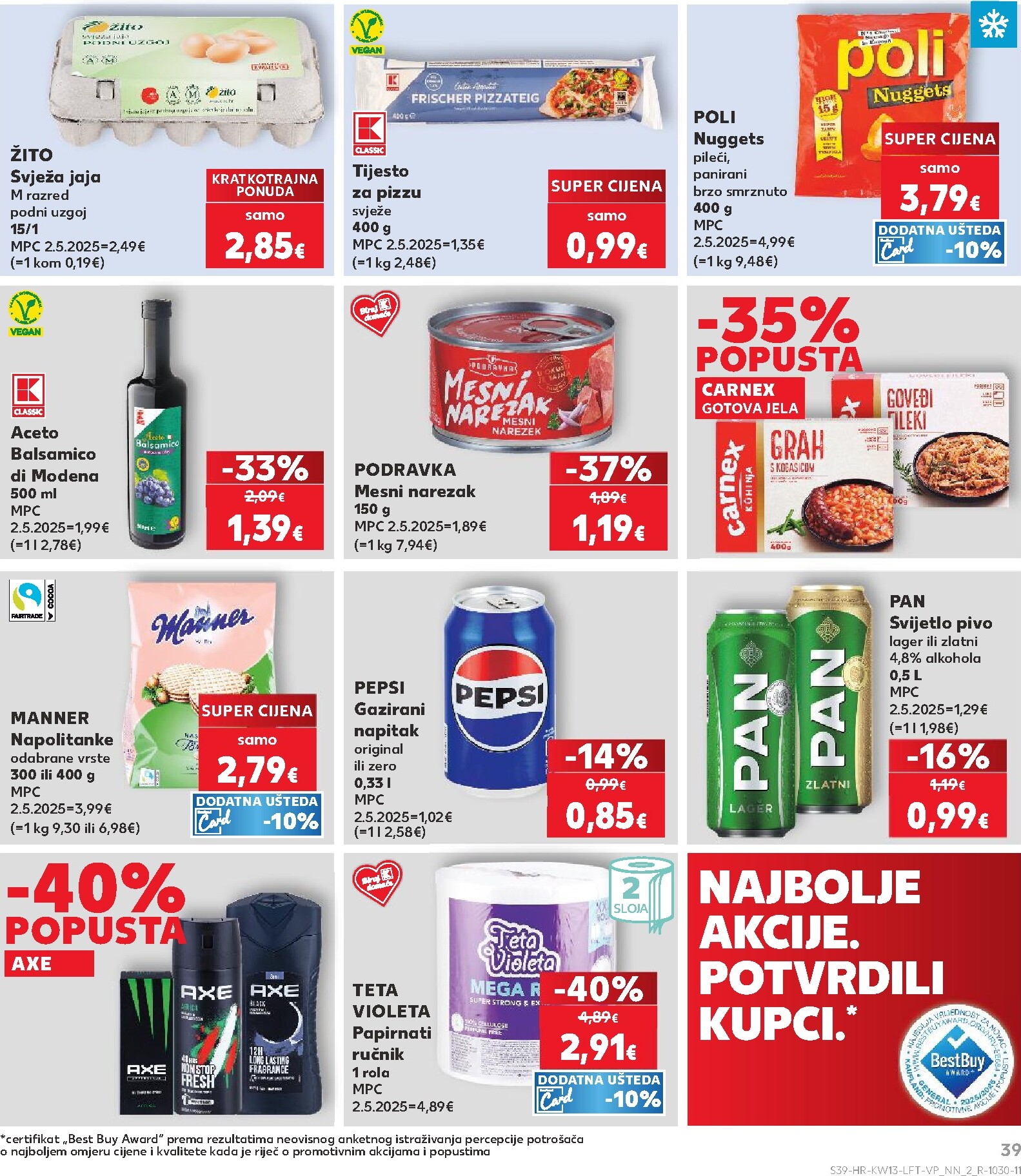 kaufland - Prelistajte katalog Kaufland, vrijedi od 25.03.2026 do 31.03.2026 - page: 39