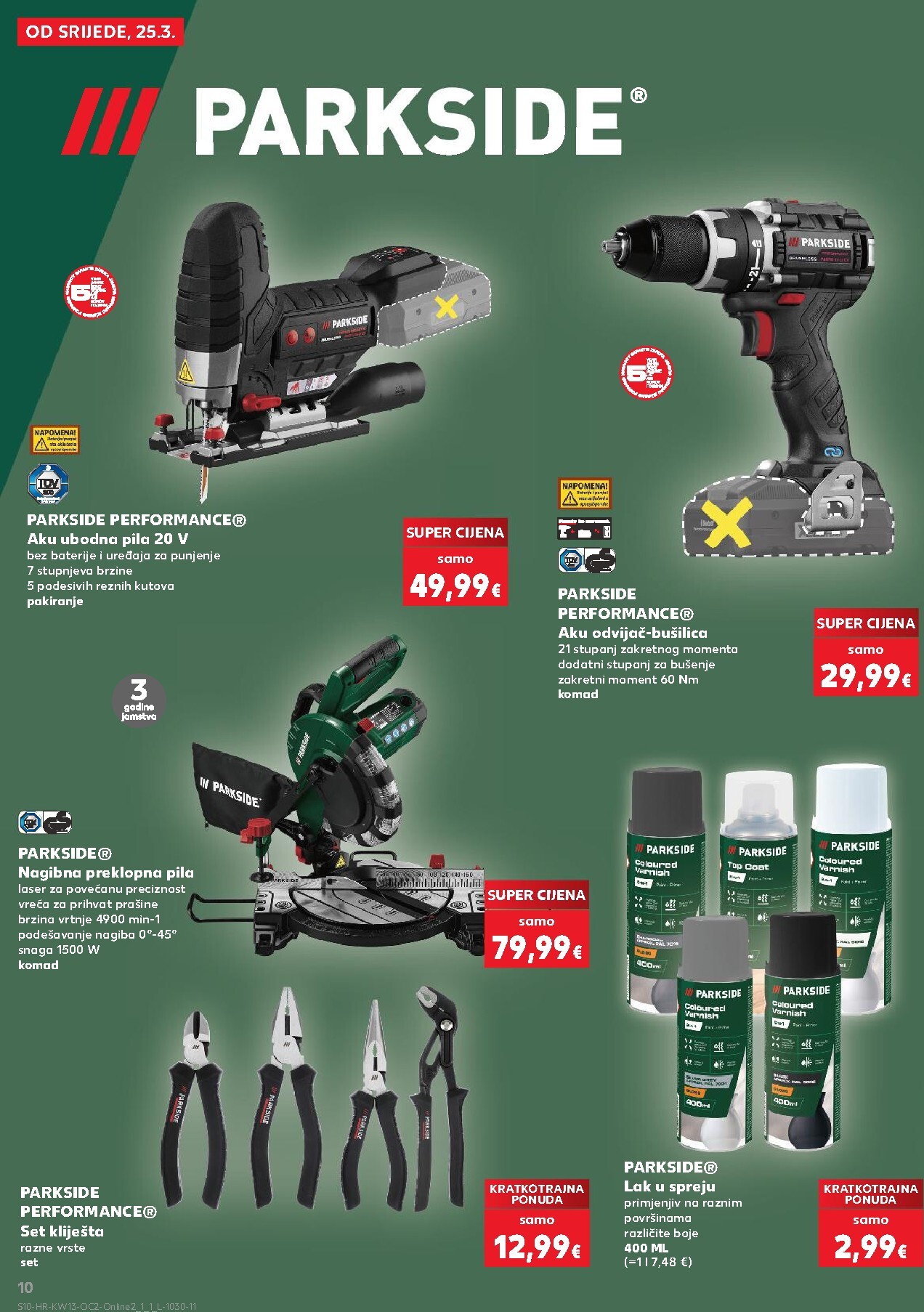 kaufland - Prelistajte katalog Kaufland - Neprehrambenih proizvoda, vrijedi od 25.03.2026 do 31.03.2026 - page: 10