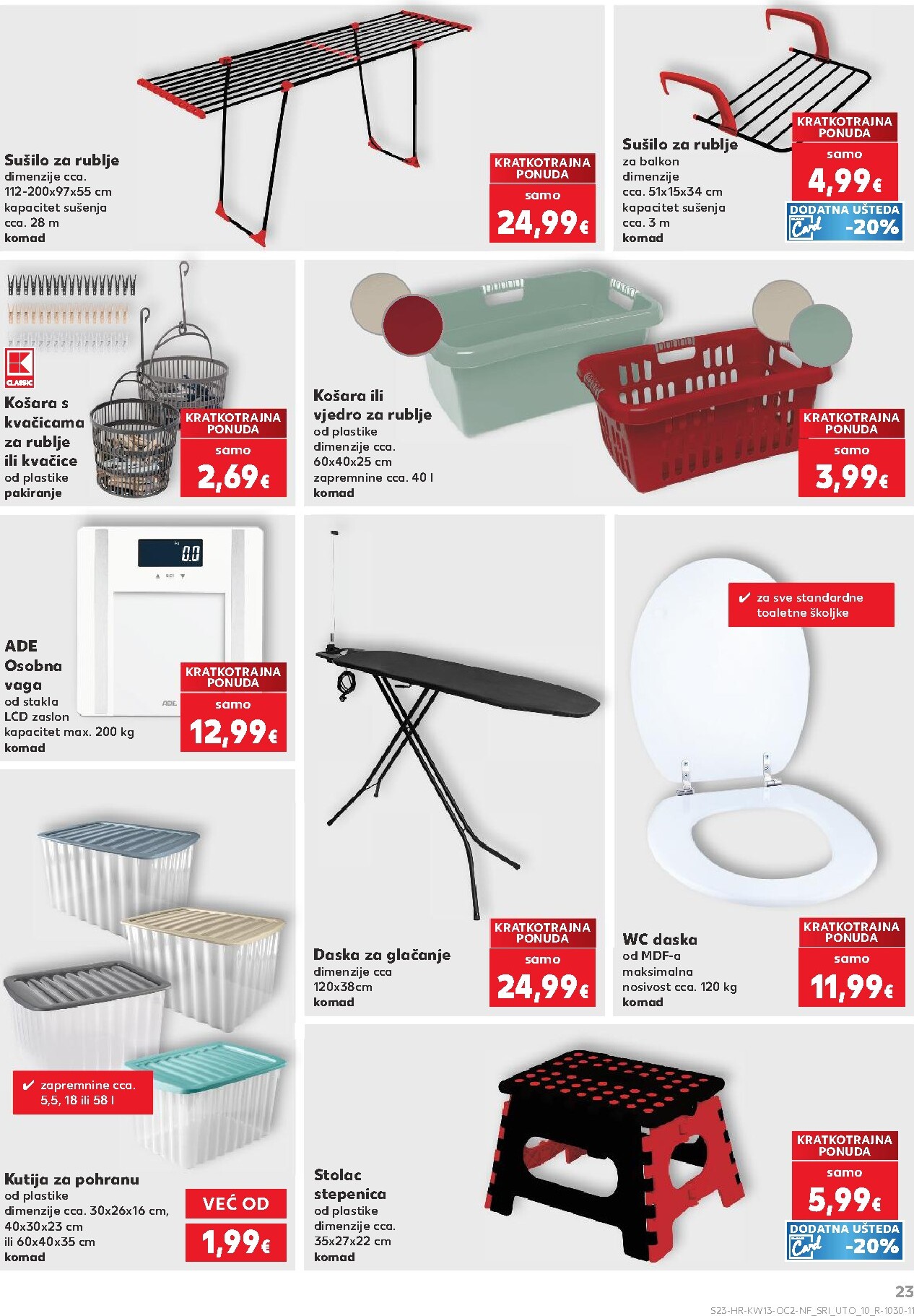 kaufland - Prelistajte katalog Kaufland - Neprehrambenih proizvoda, vrijedi od 25.03.2026 do 31.03.2026 - page: 23