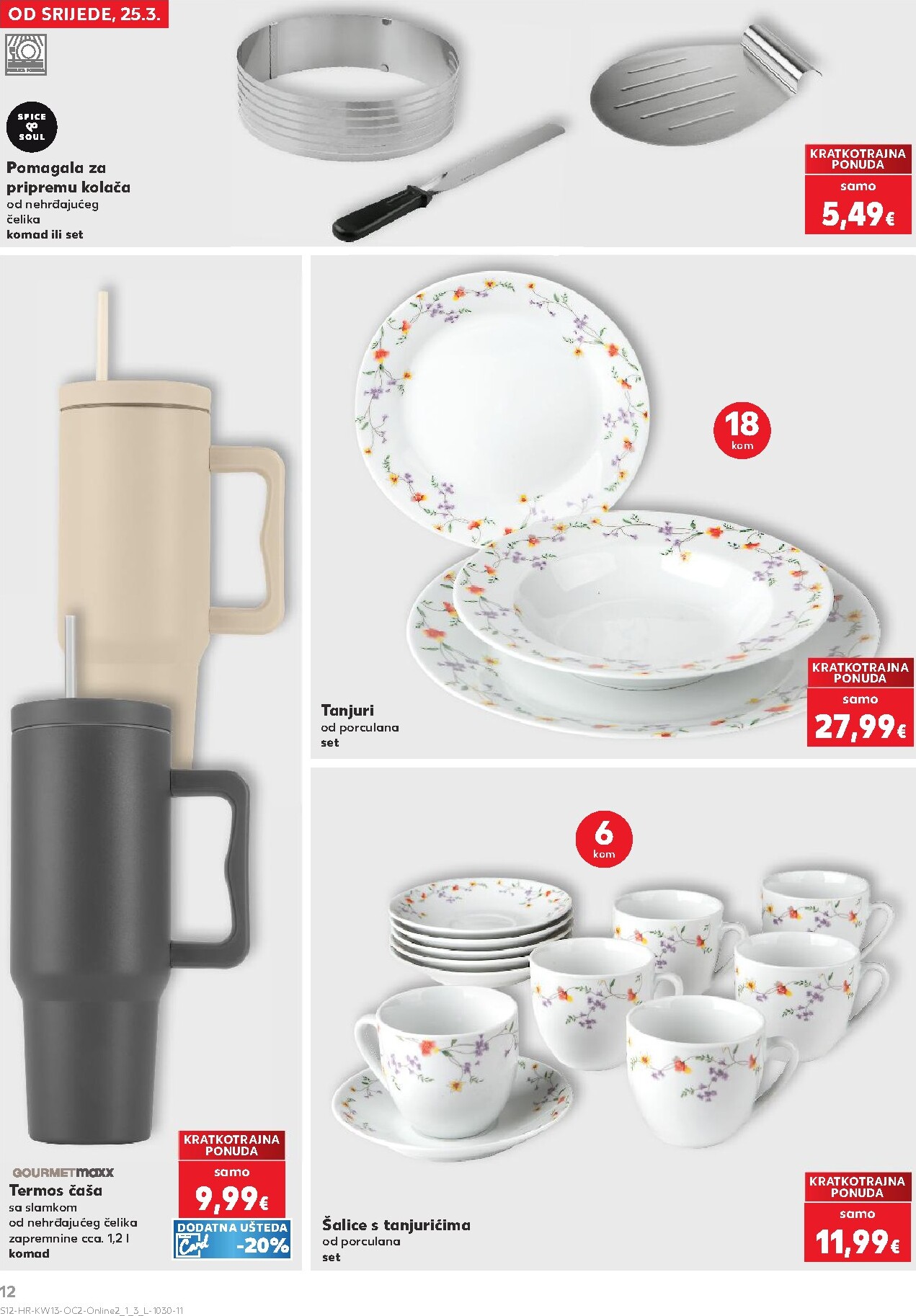 kaufland - Prelistajte katalog Kaufland - Neprehrambenih proizvoda, vrijedi od 25.03.2026 do 31.03.2026 - page: 12
